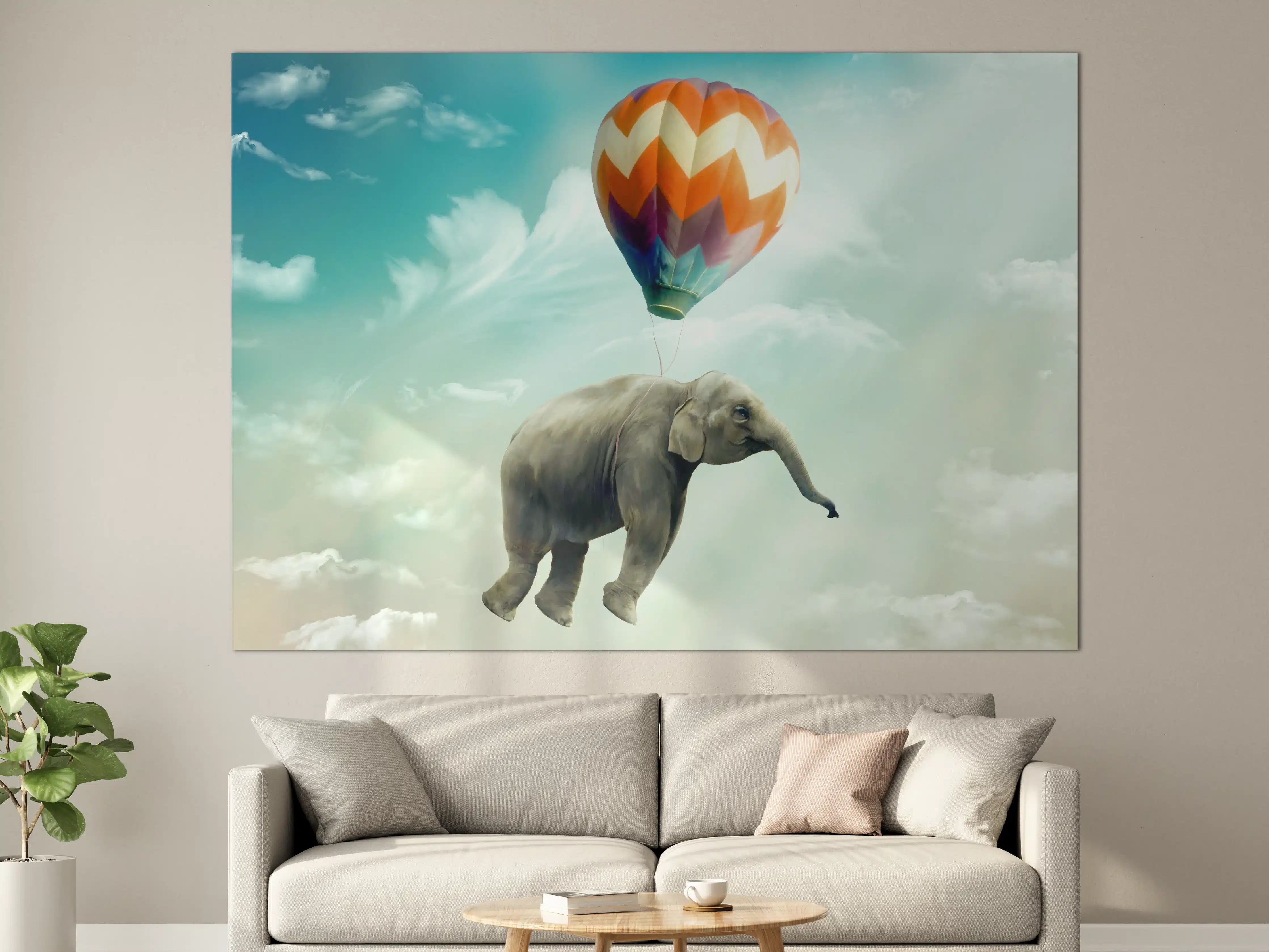 Große Wandbilder - Unrealistische Darstellung 