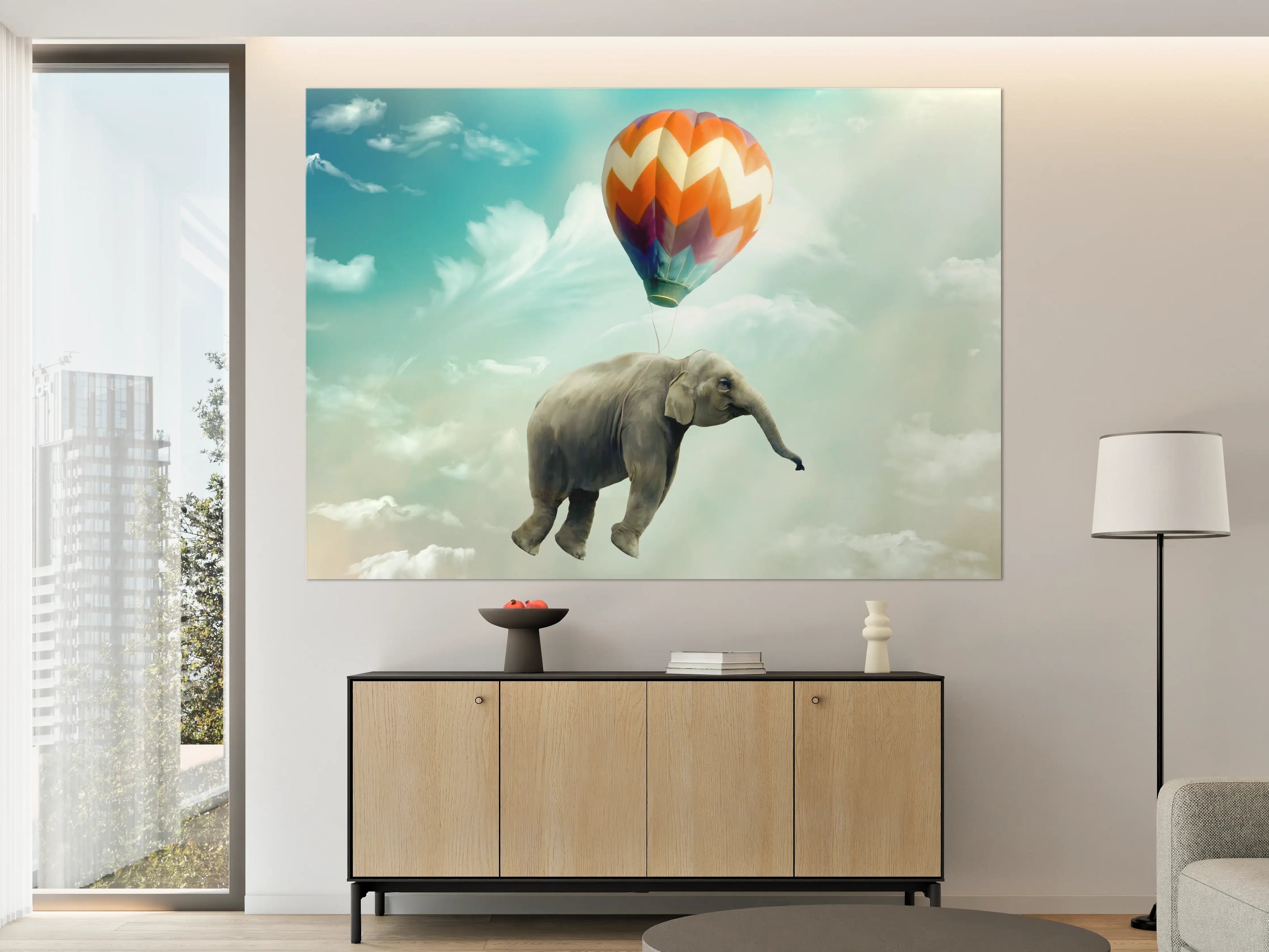 Große Wandbilder - Unrealistische Darstellung 