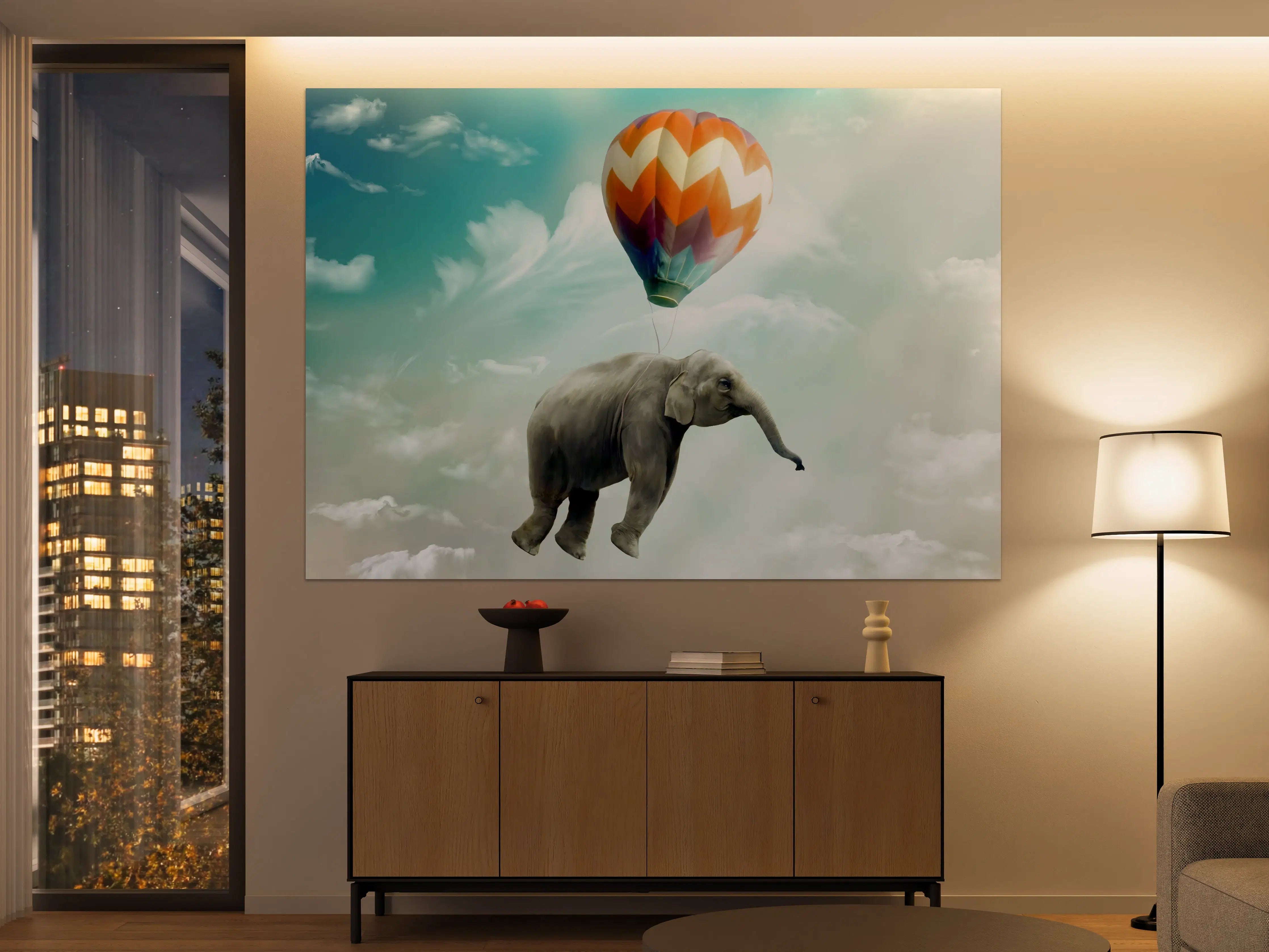 Große Wandbilder - Unrealistische Darstellung 