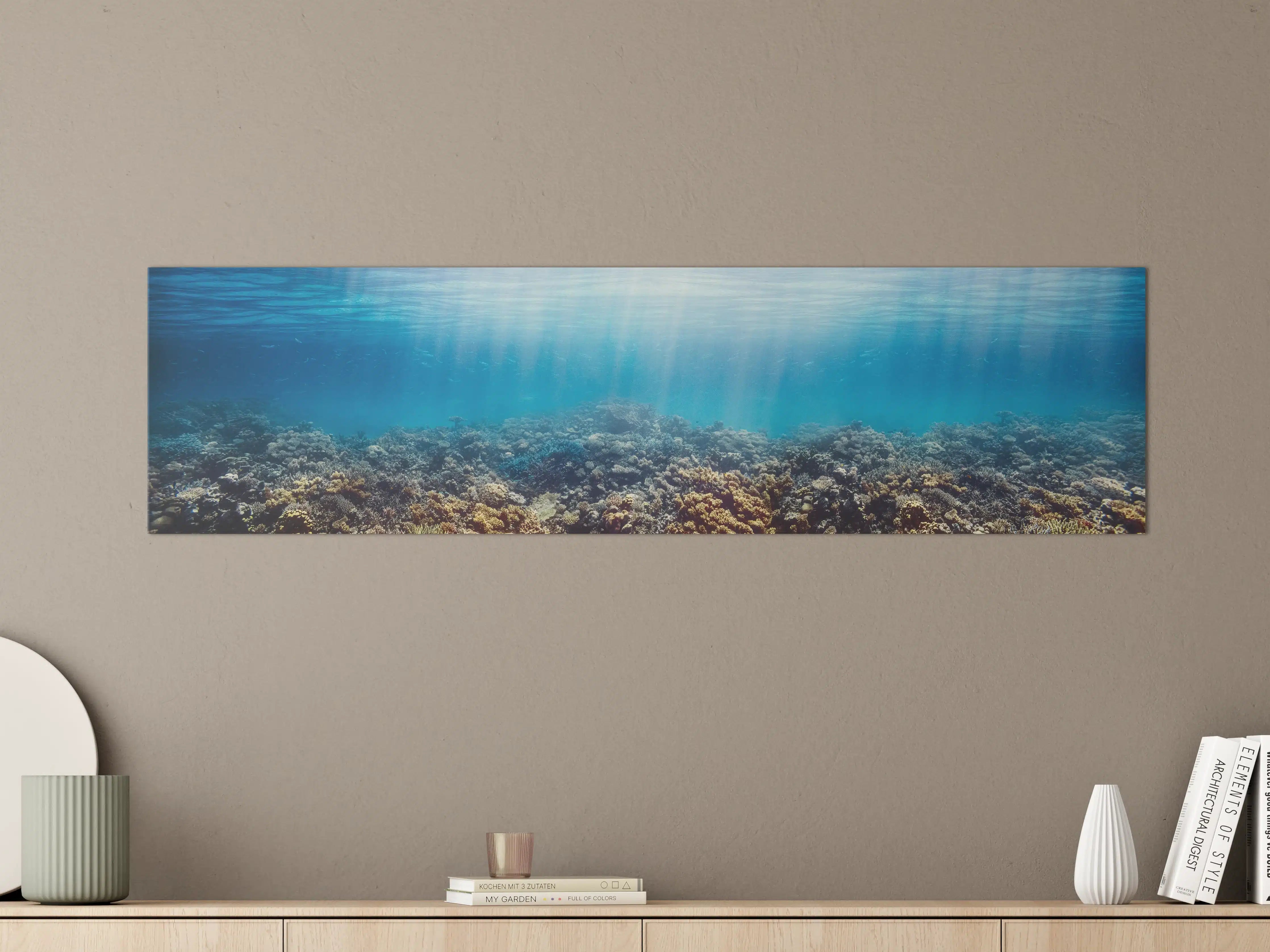 Große Wandbilder - Unterwasser-Korallenriff im Roten Meer