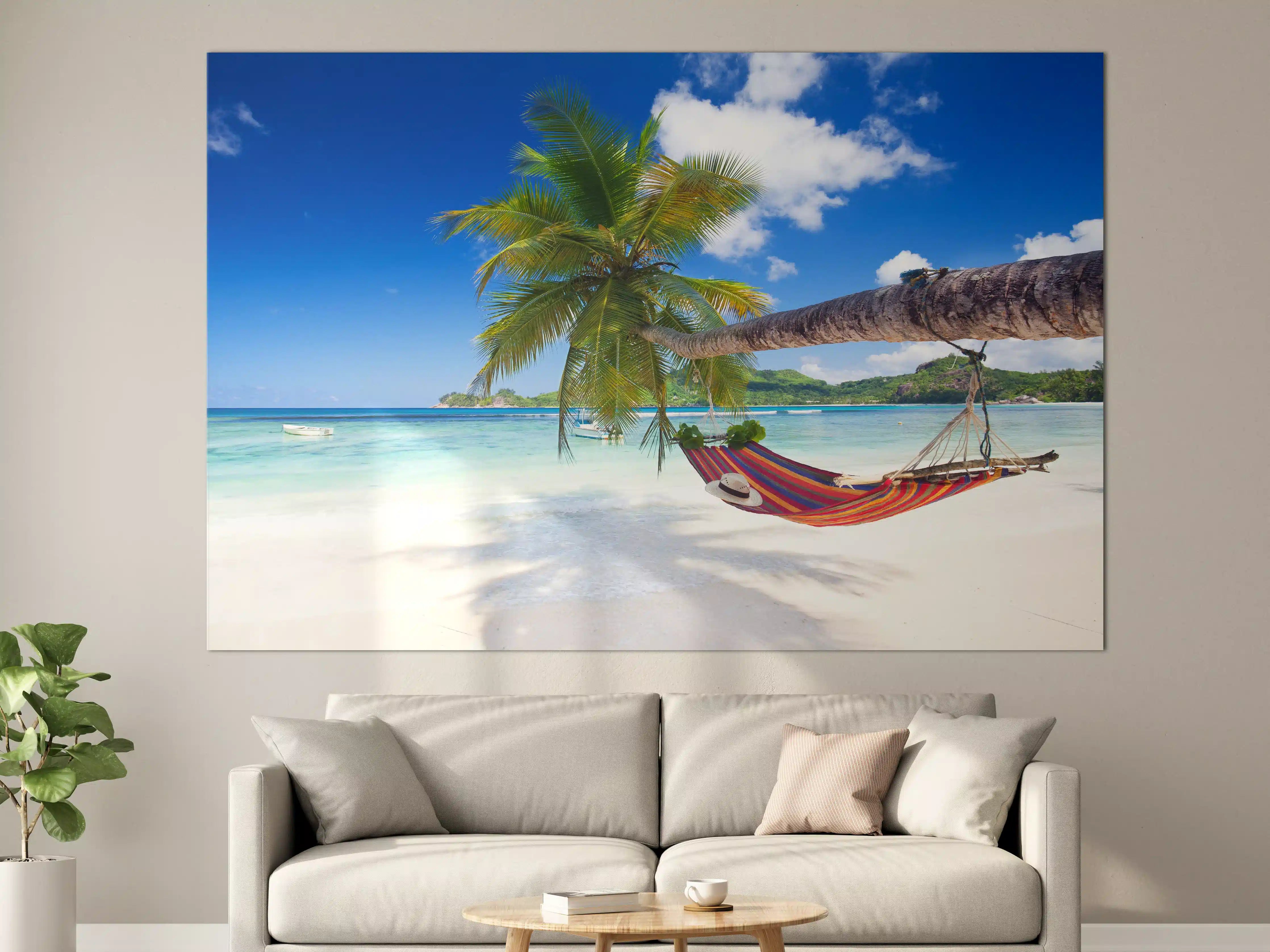 Große Wandbilder - Urlaub am Strand in Seychellen