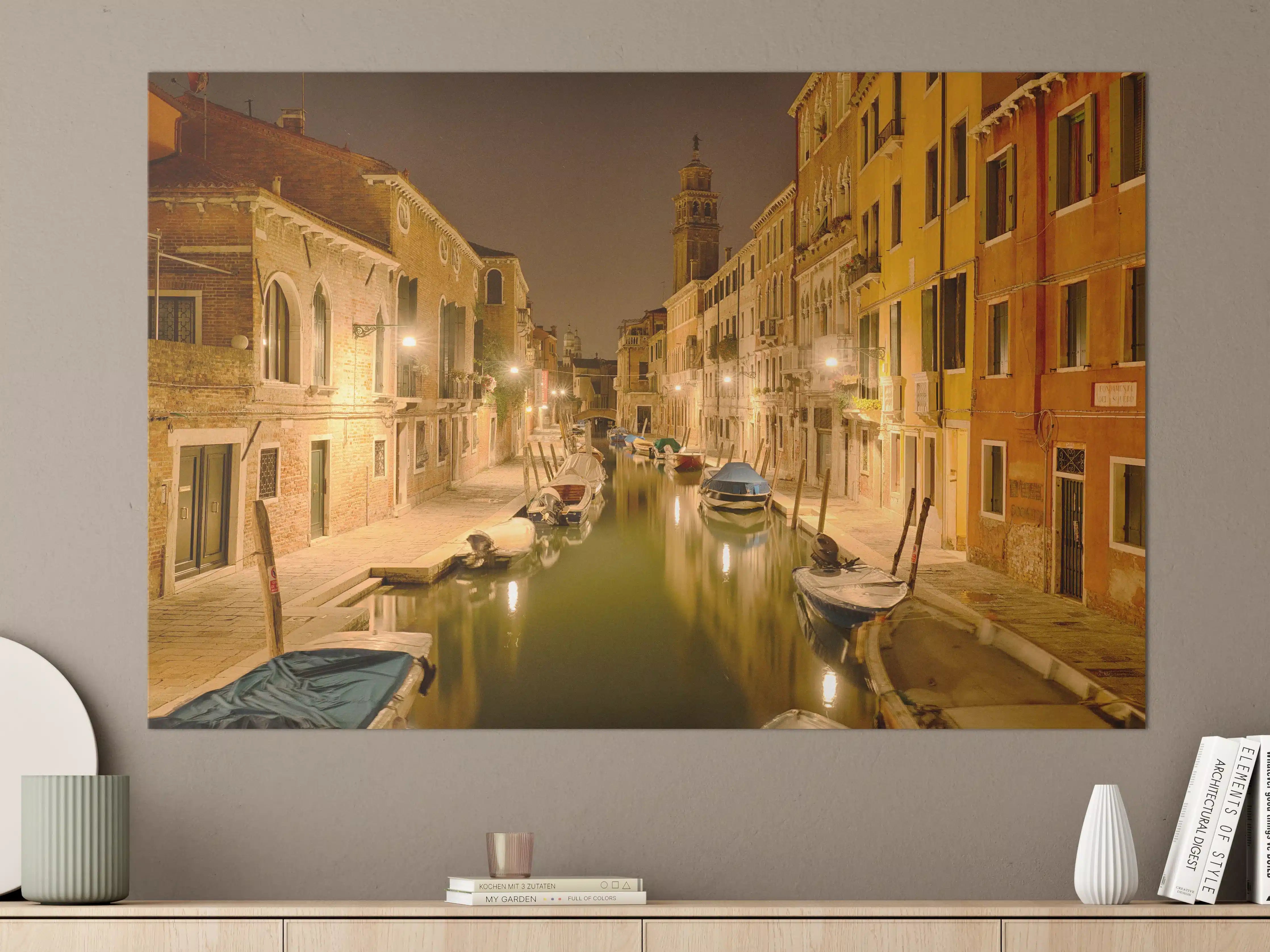 Große Wandbilder - Venedig - Venezia in Nacht 1