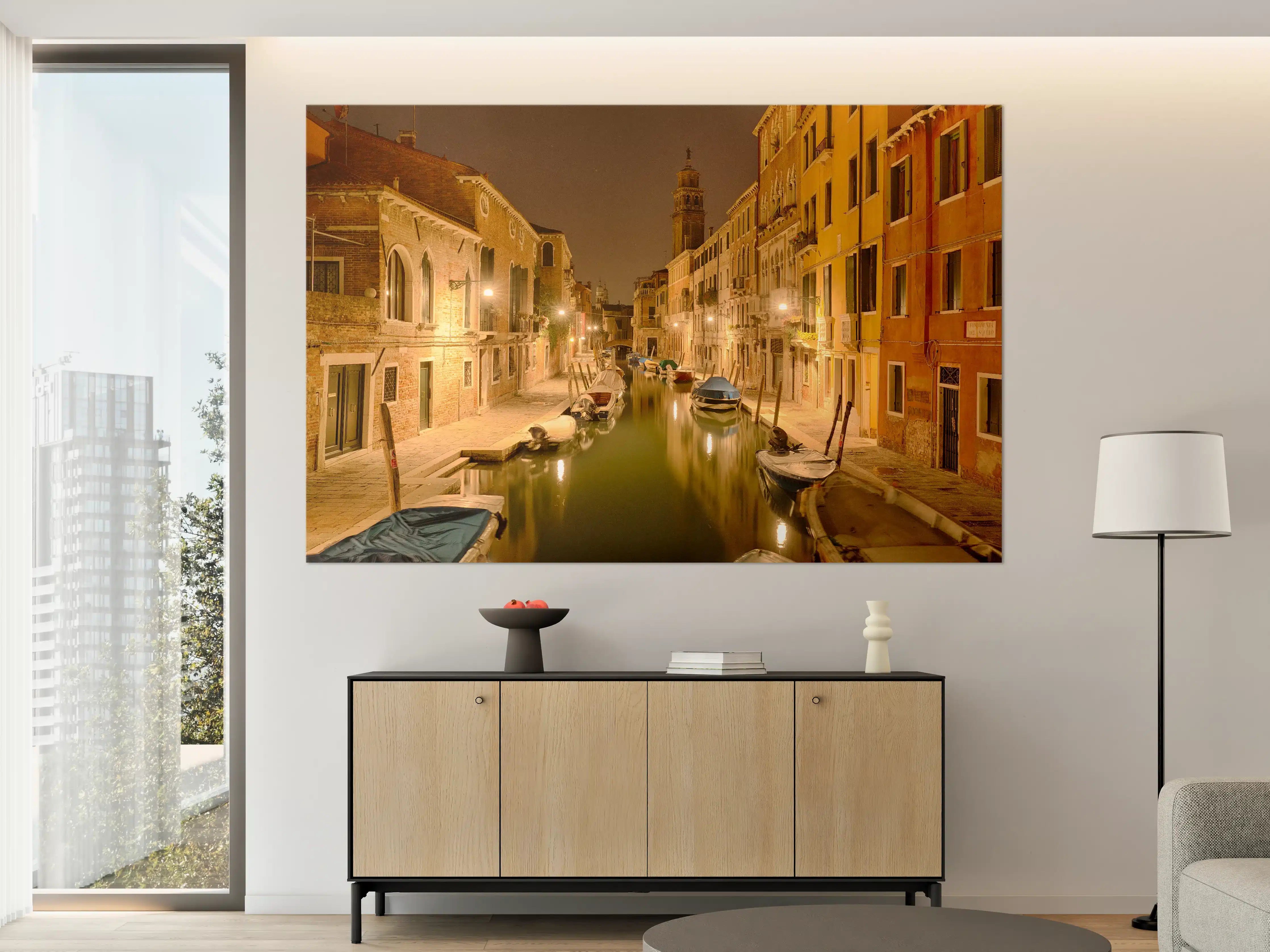 Große Wandbilder - Venedig - Venezia in Nacht 1