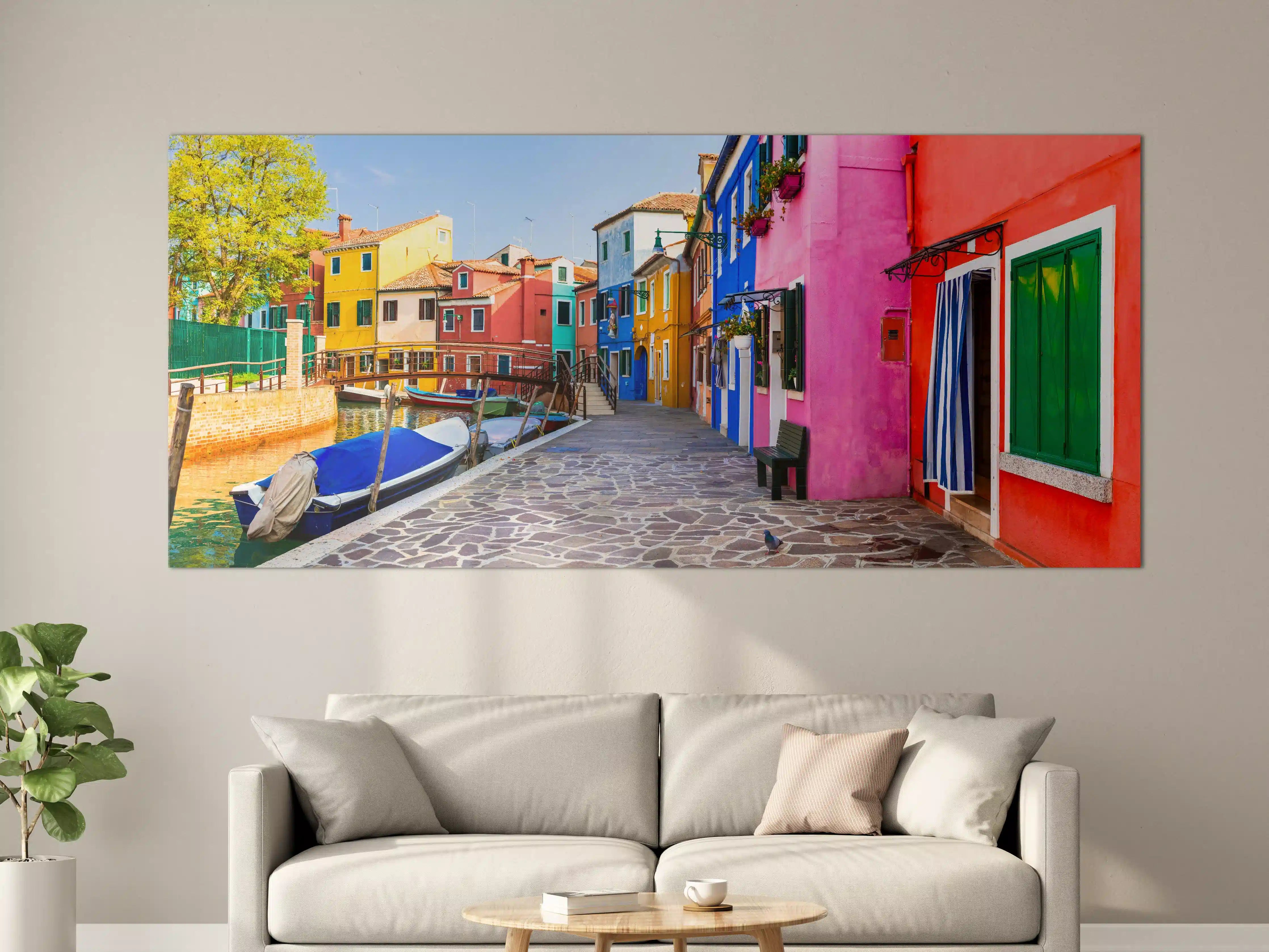 Große Wandbilder - Venedig - traditionelle Fischerstadt