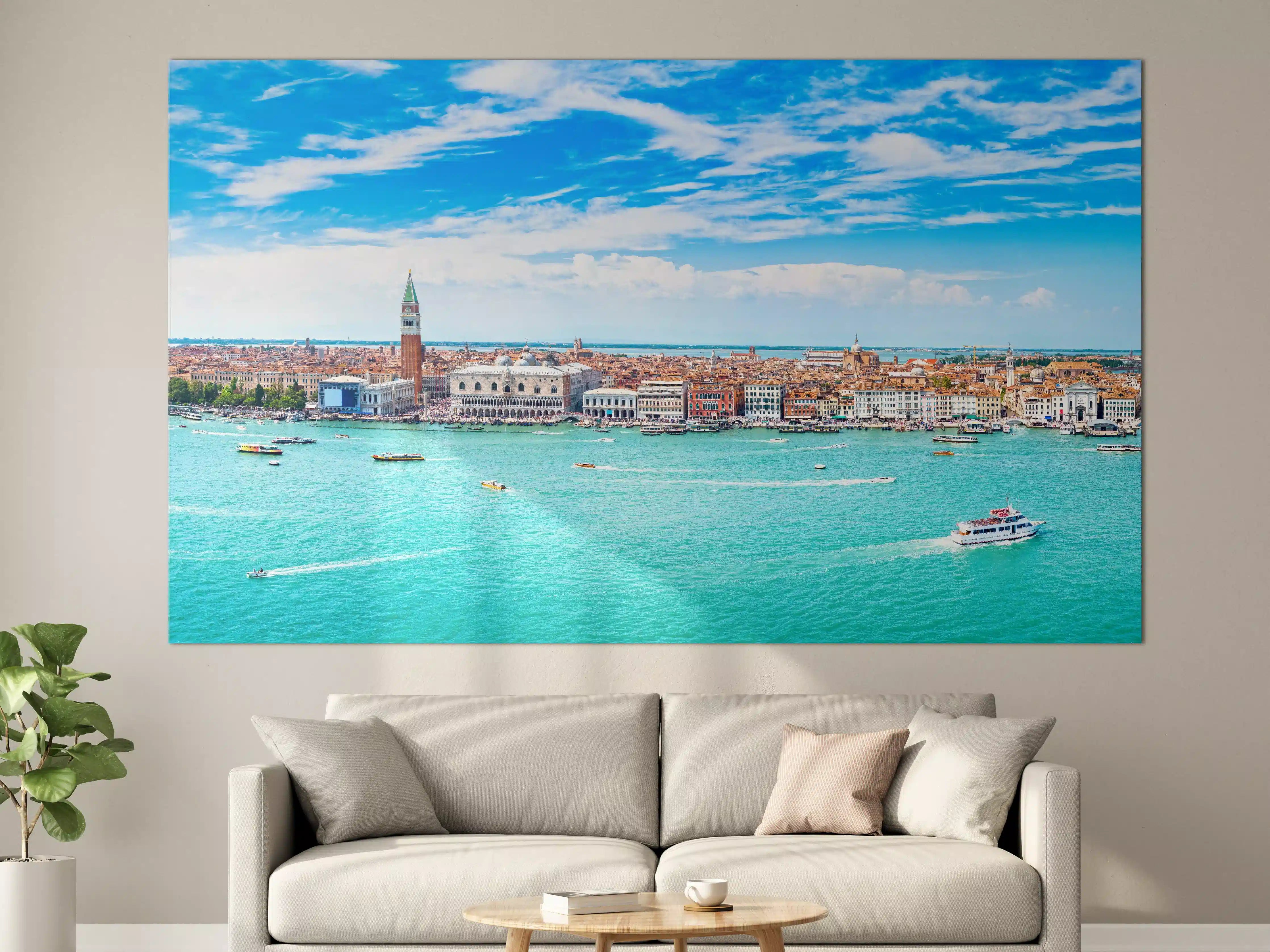Große Wandbilder - Venedig Panoramaluftaufnahme