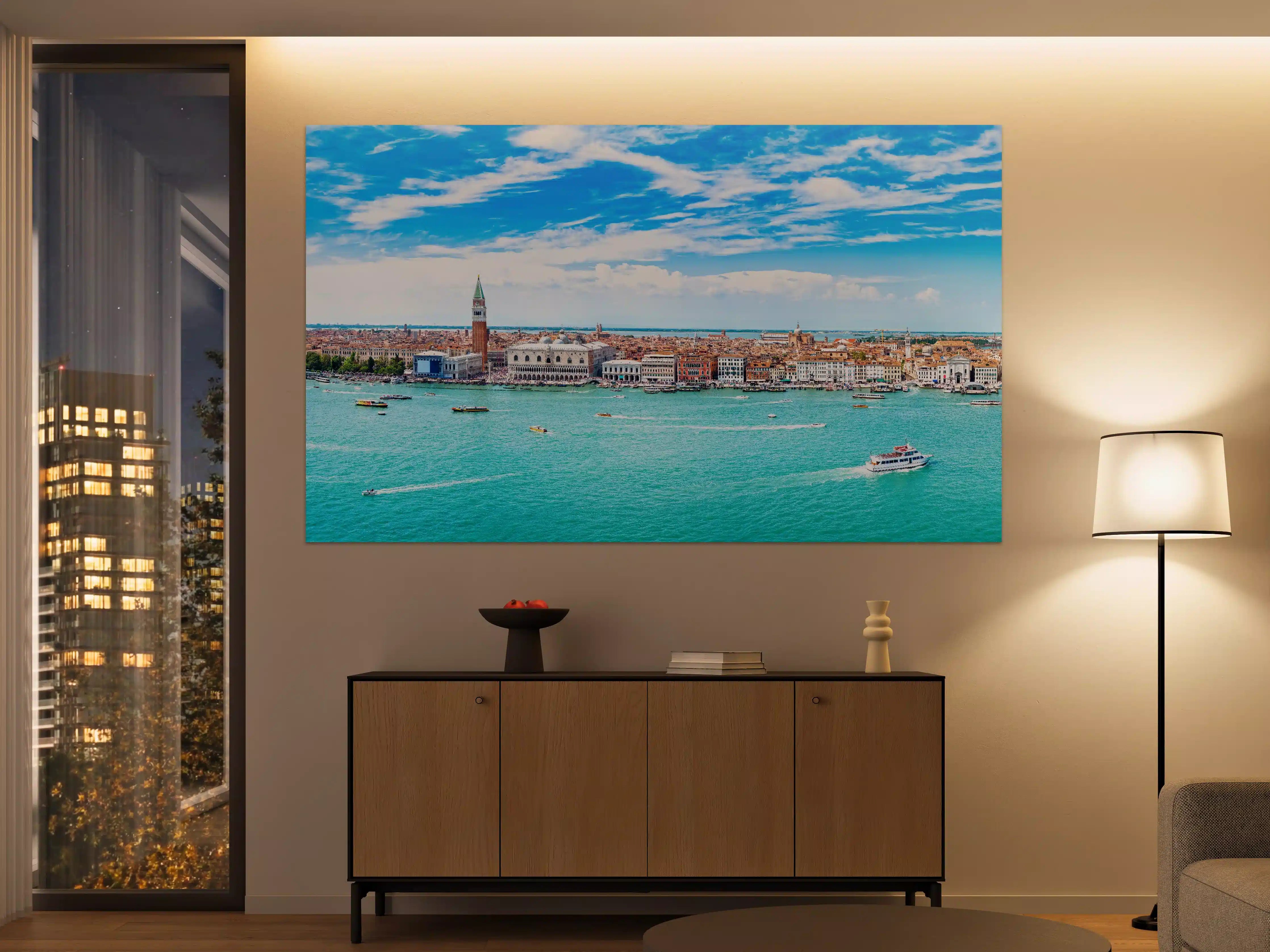 Große Wandbilder - Venedig Panoramaluftaufnahme