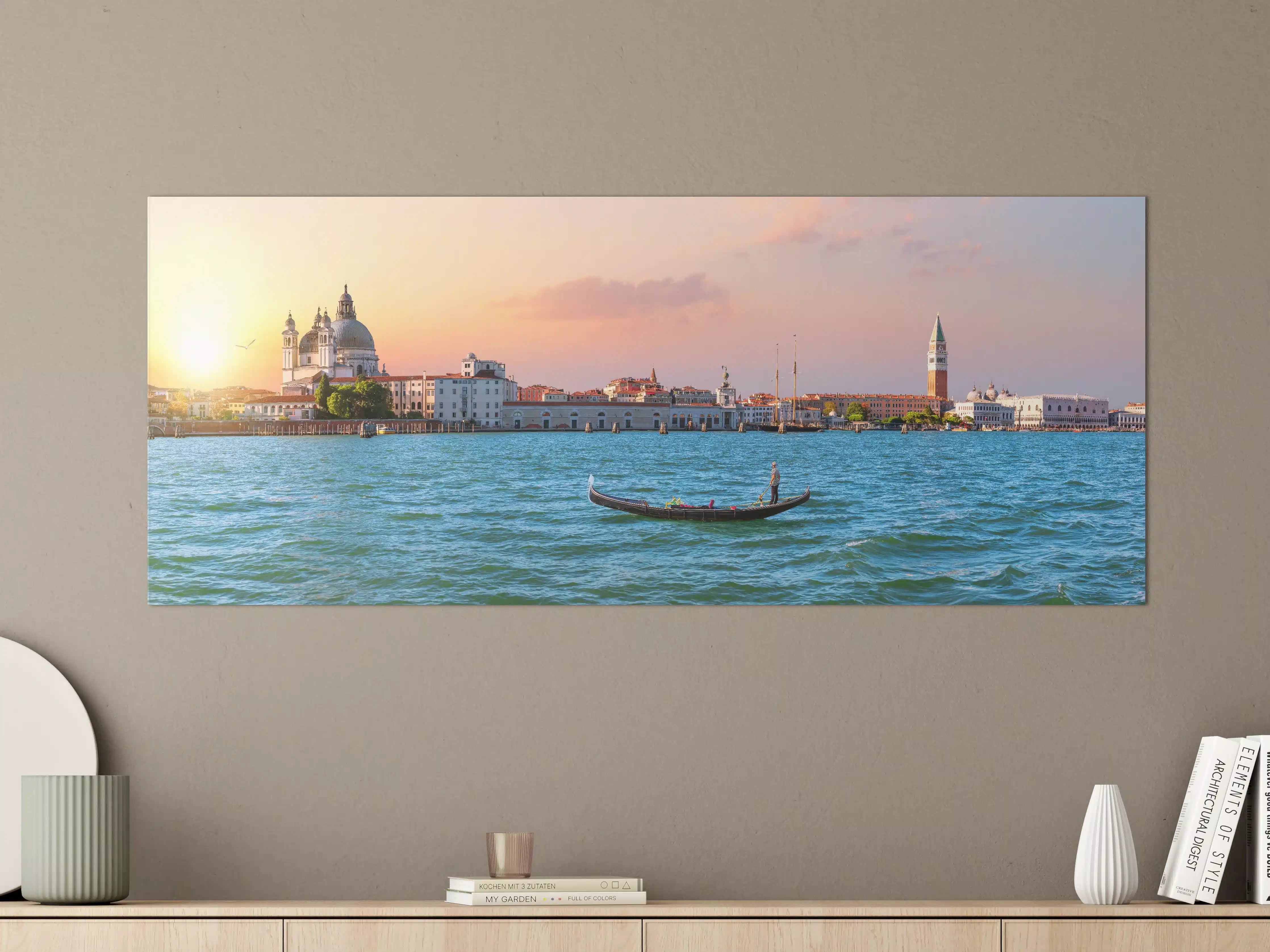Große Wandbilder - Venedig Skyline bei Sonnenuntergang