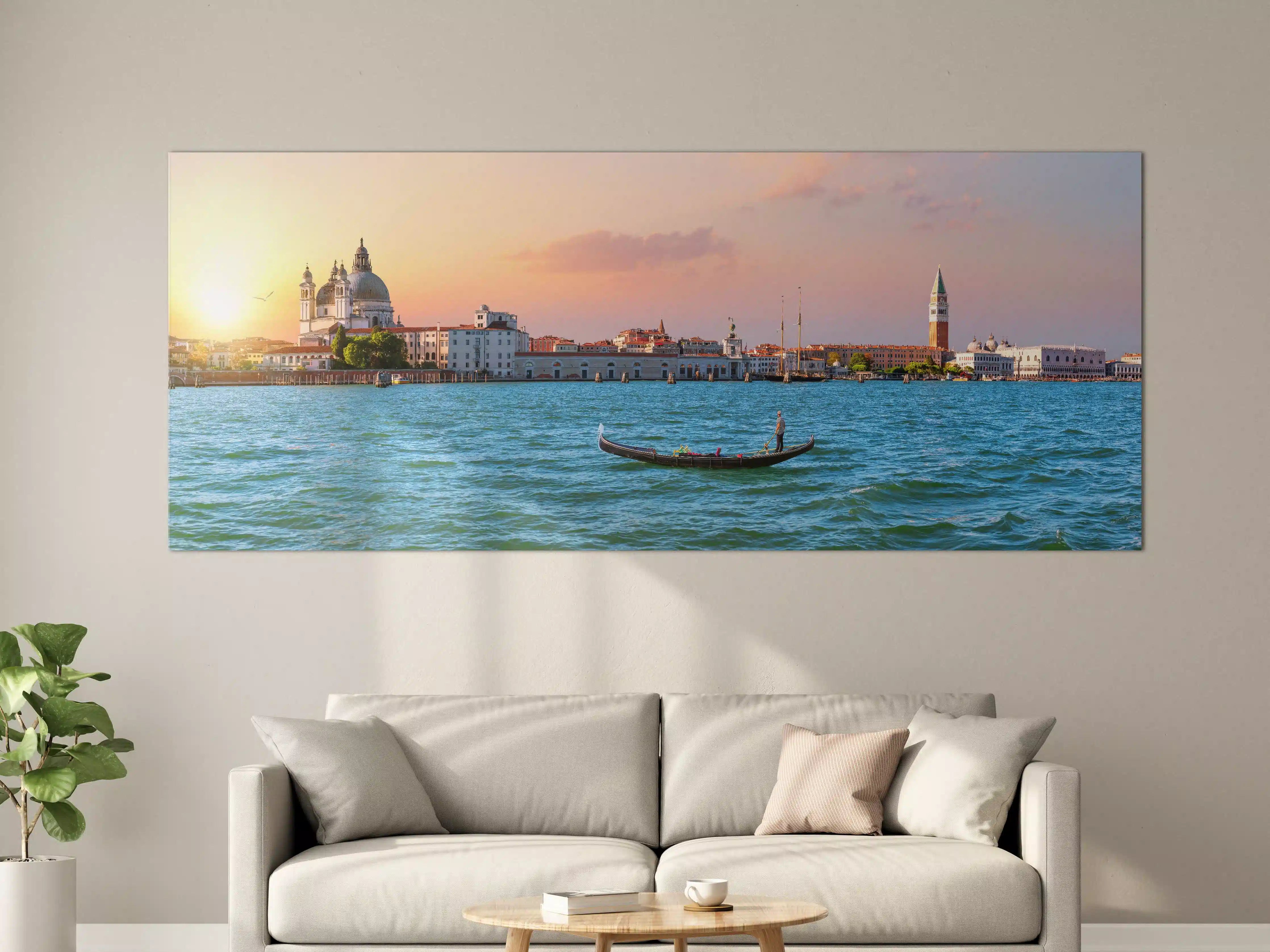 Große Wandbilder - Venedig Skyline bei Sonnenuntergang
