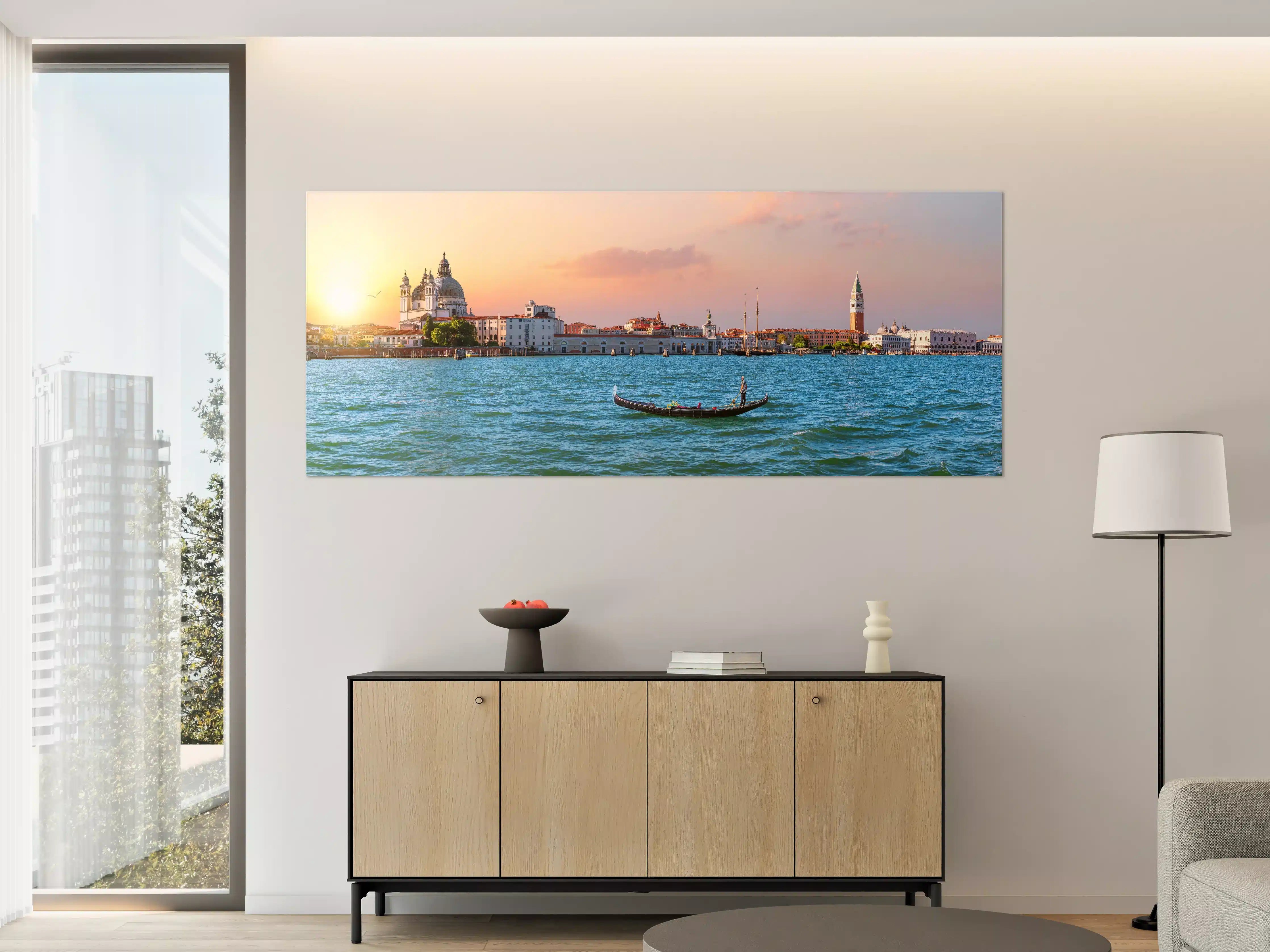 Große Wandbilder - Venedig Skyline bei Sonnenuntergang