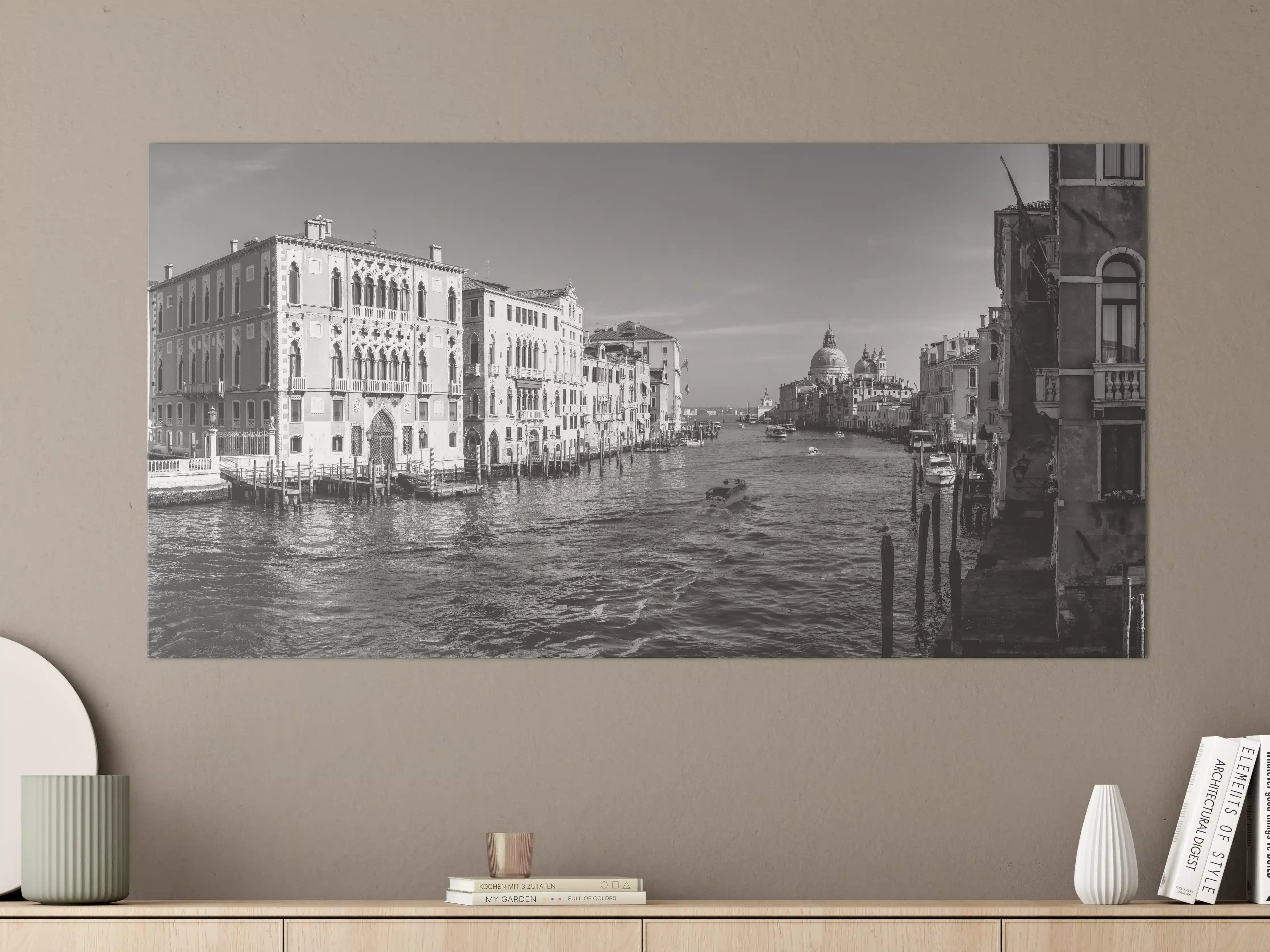 Große Wandbilder - Venedig in Schwarz und Weiß