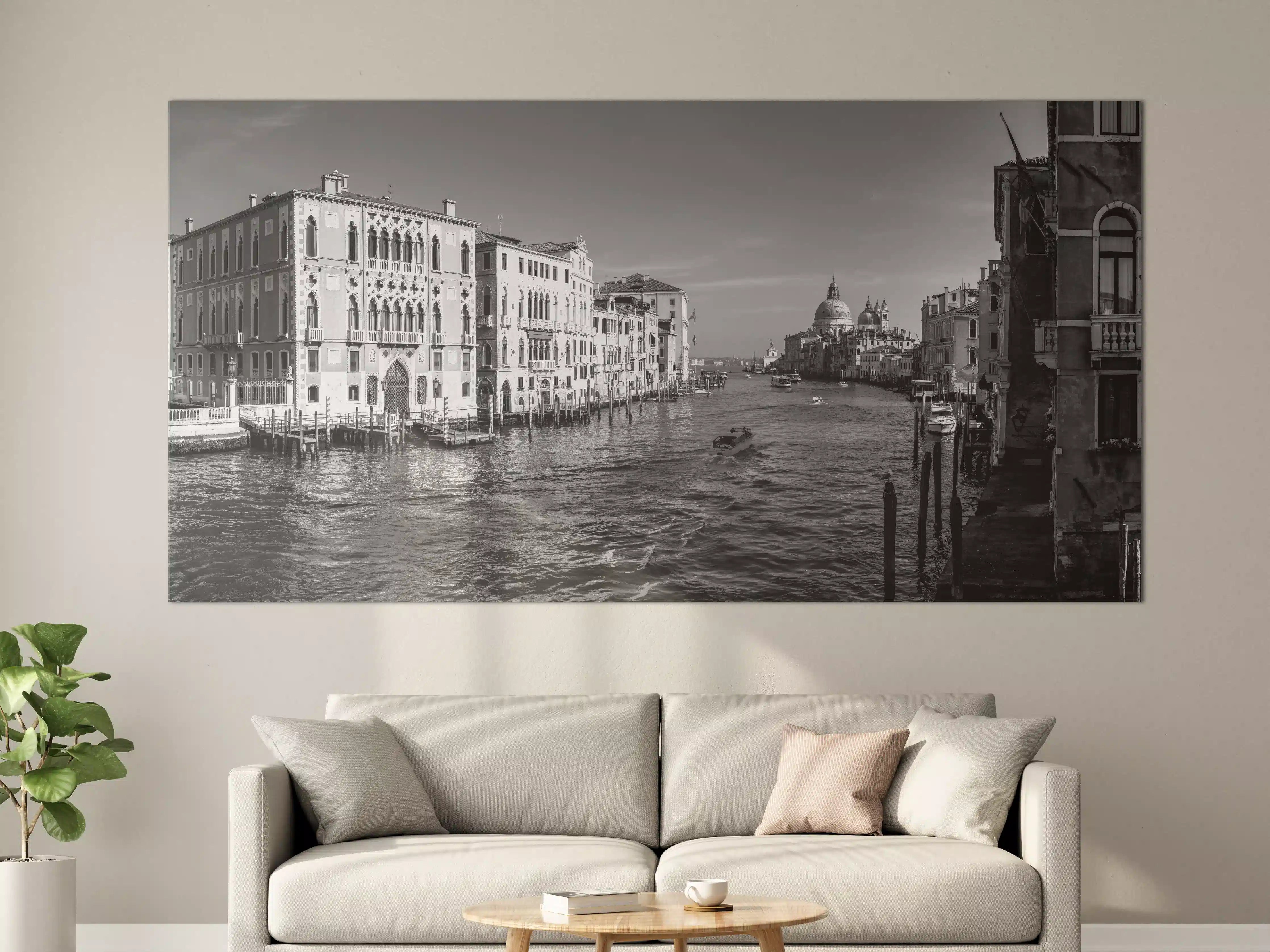 Große Wandbilder - Venedig in Schwarz und Weiß