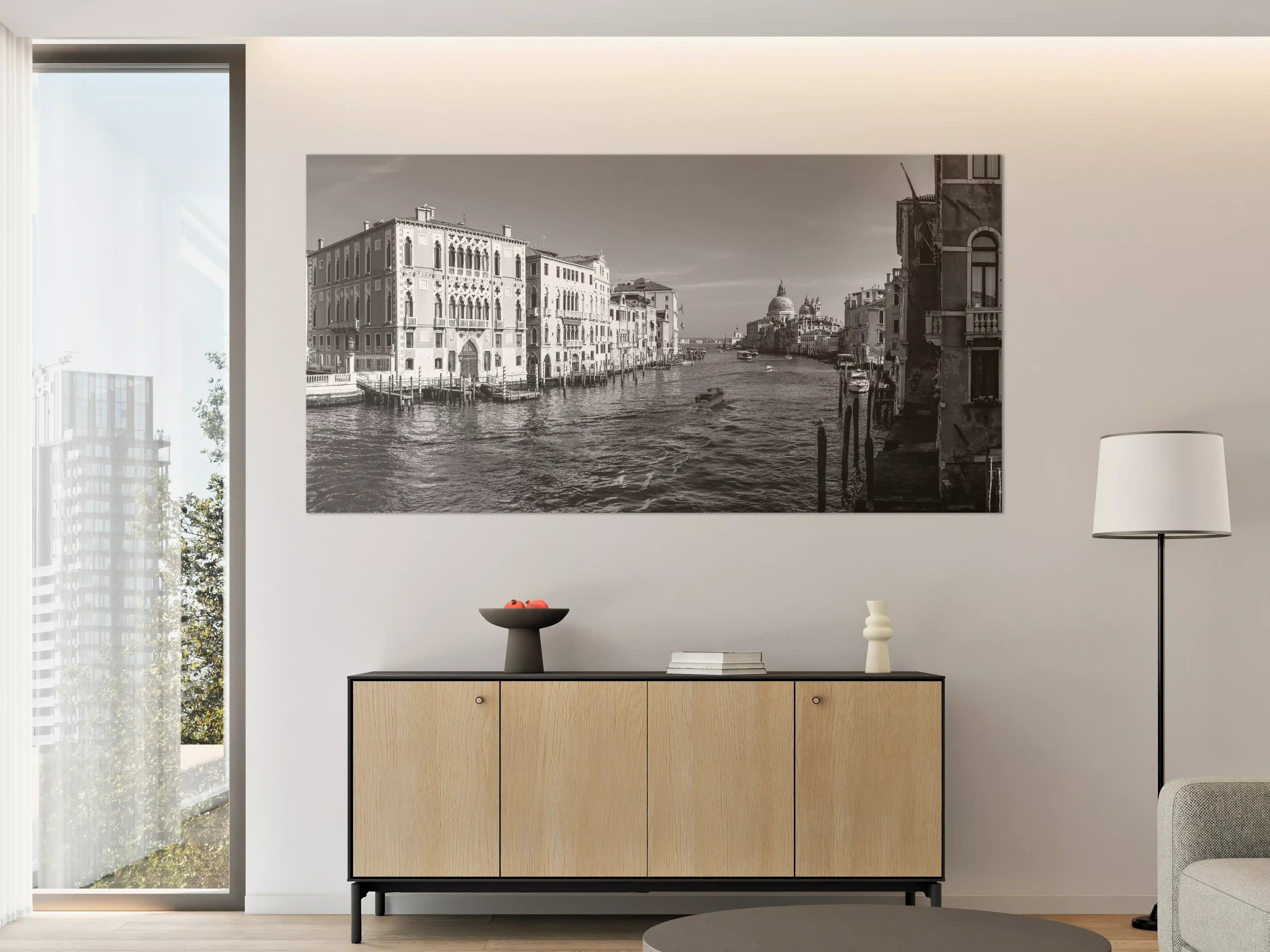 Große Wandbilder - Venedig in Schwarz und Weiß