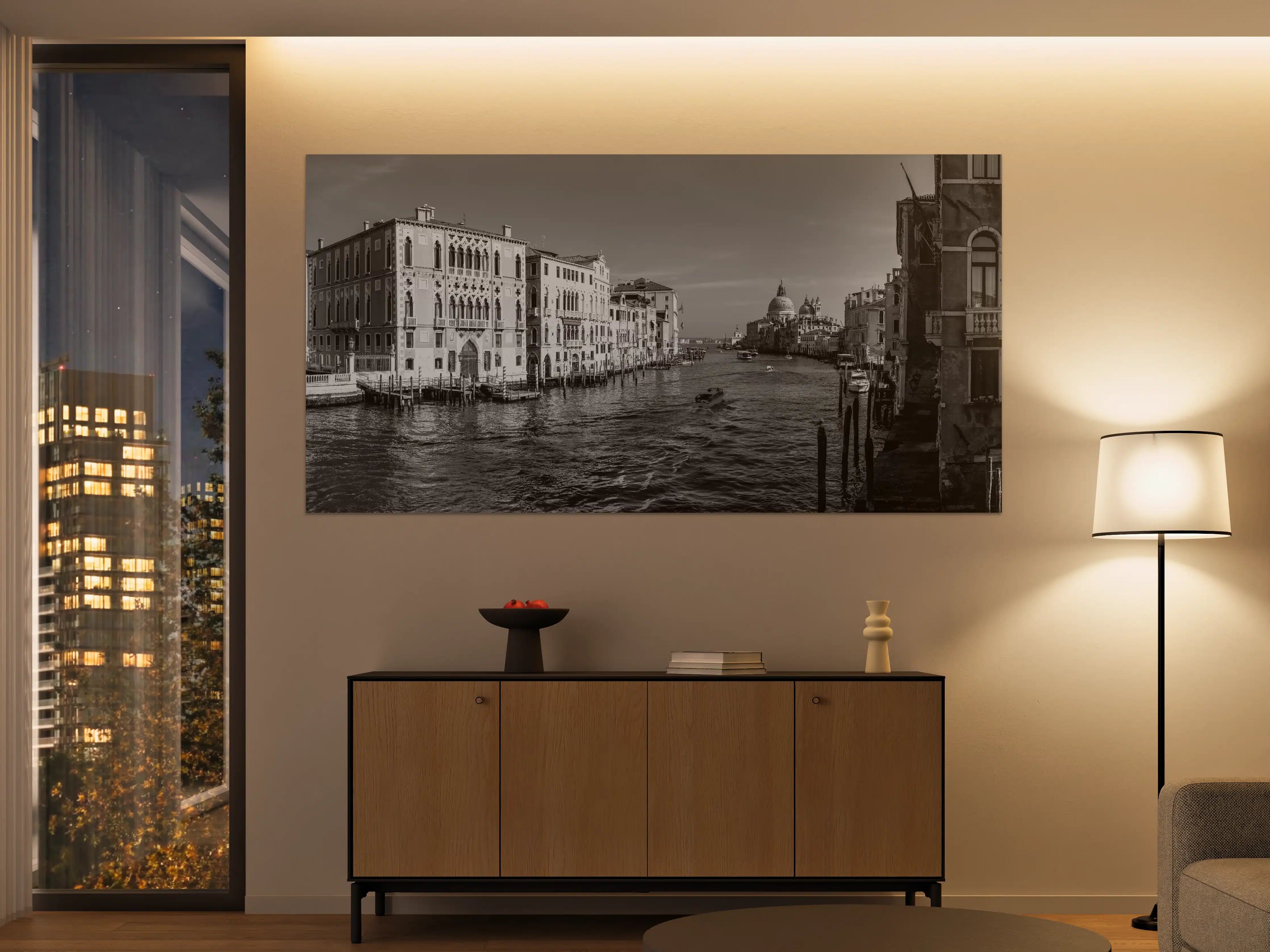 Große Wandbilder - Venedig in Schwarz und Weiß