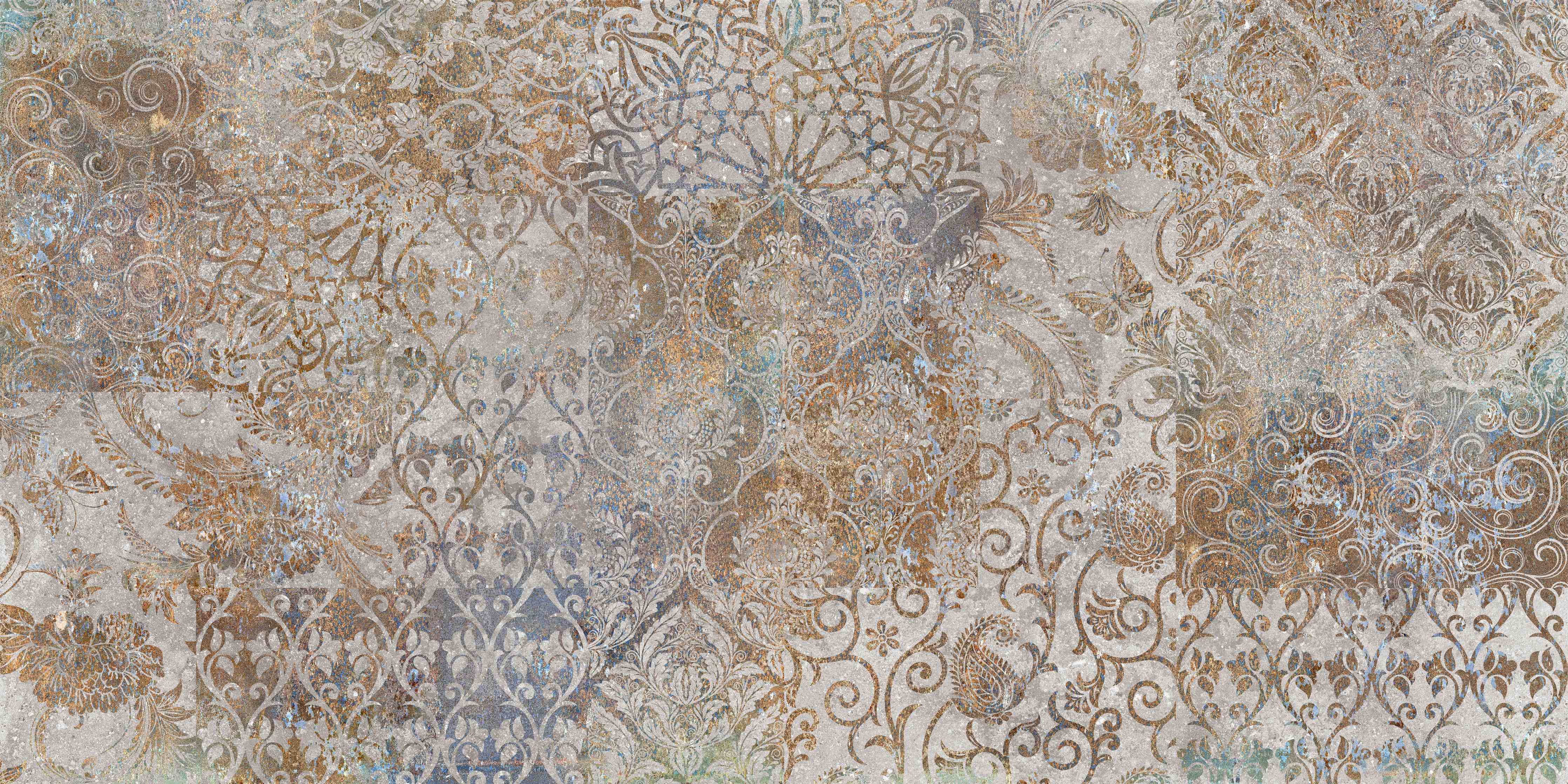 Große Wandbilder-Vintage Florales Design