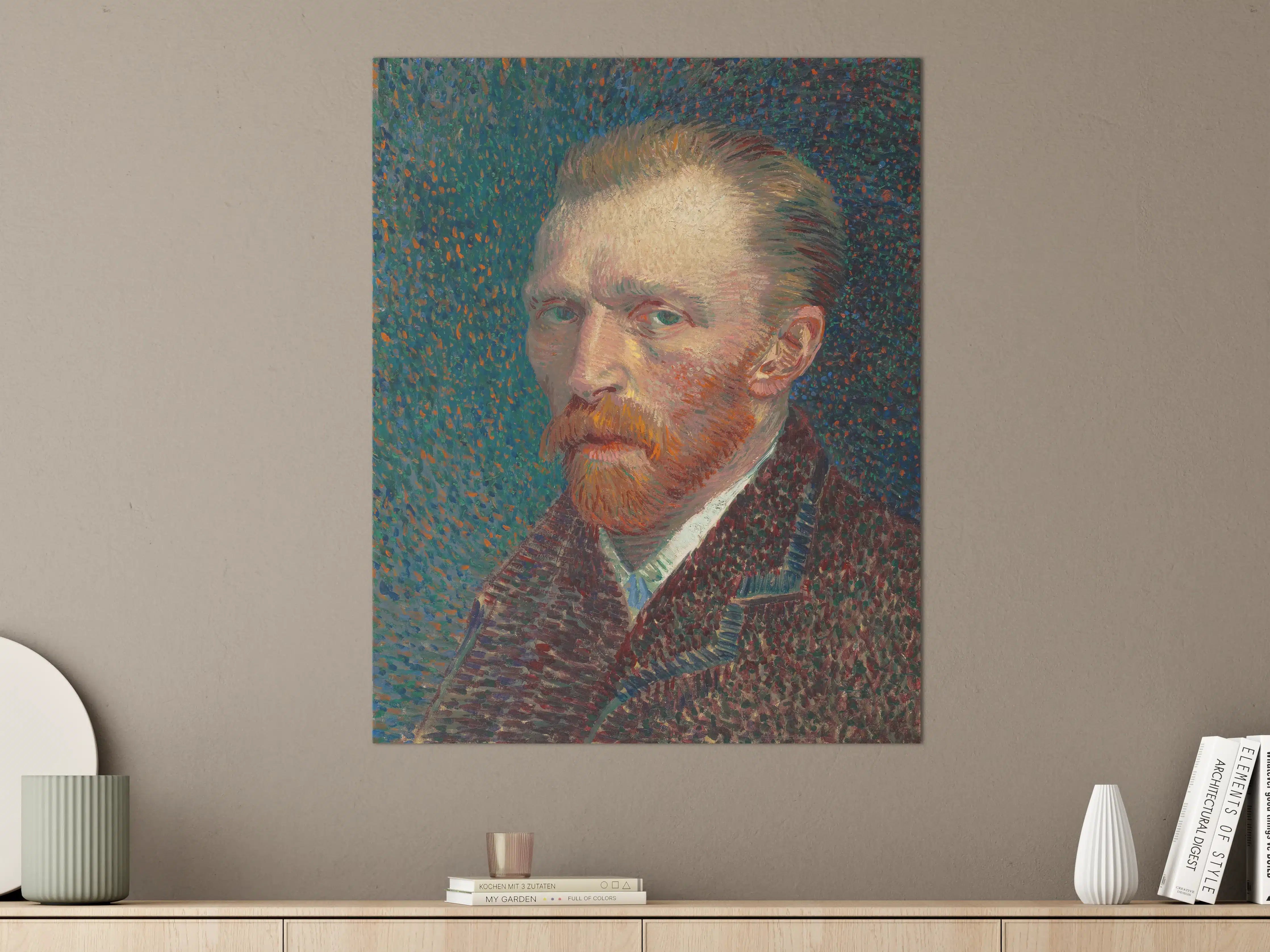 Große Wandbilder - Vintage-Porträt im impressionistischen Stil