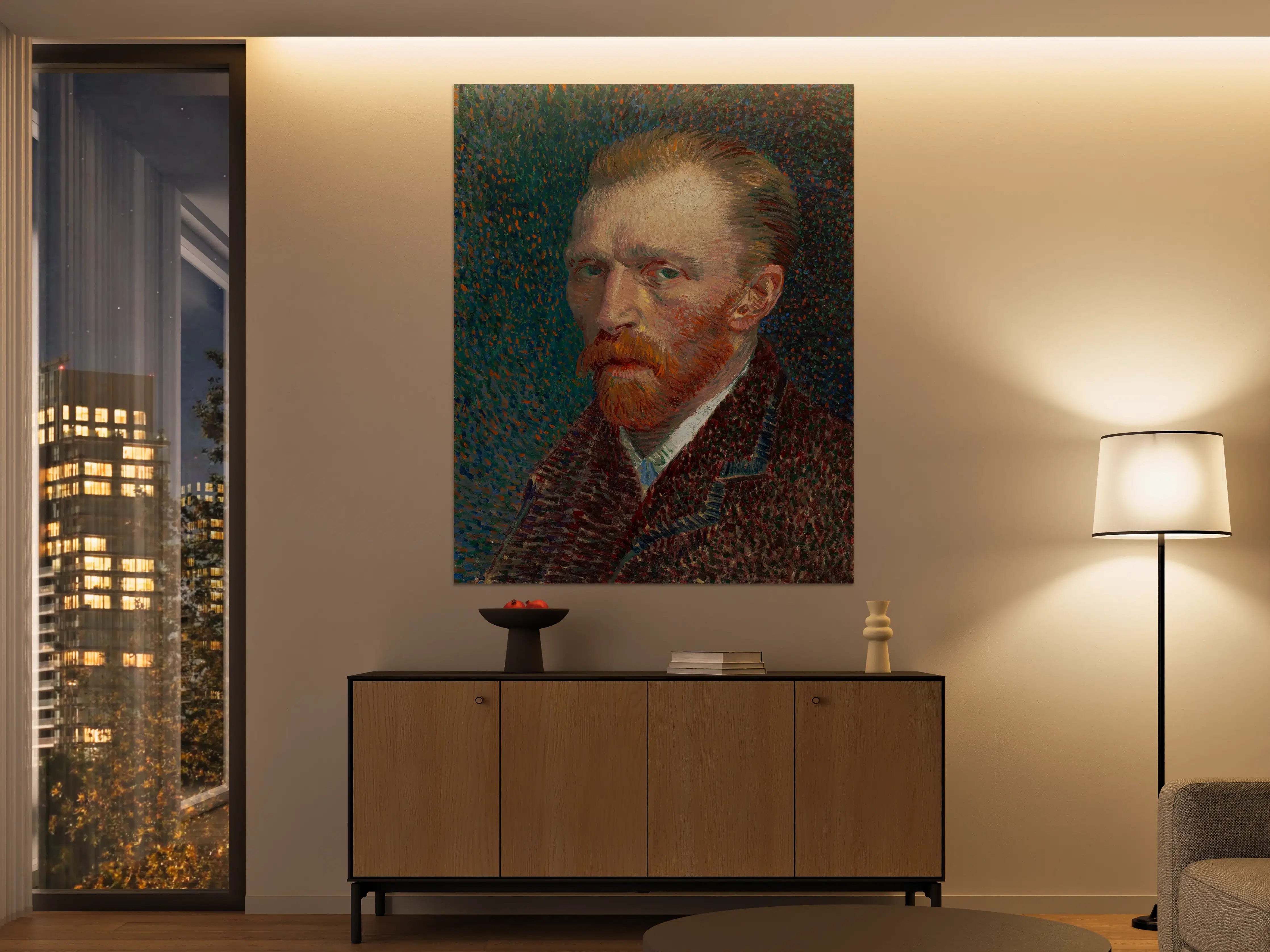 Große Wandbilder - Vintage-Porträt im impressionistischen Stil