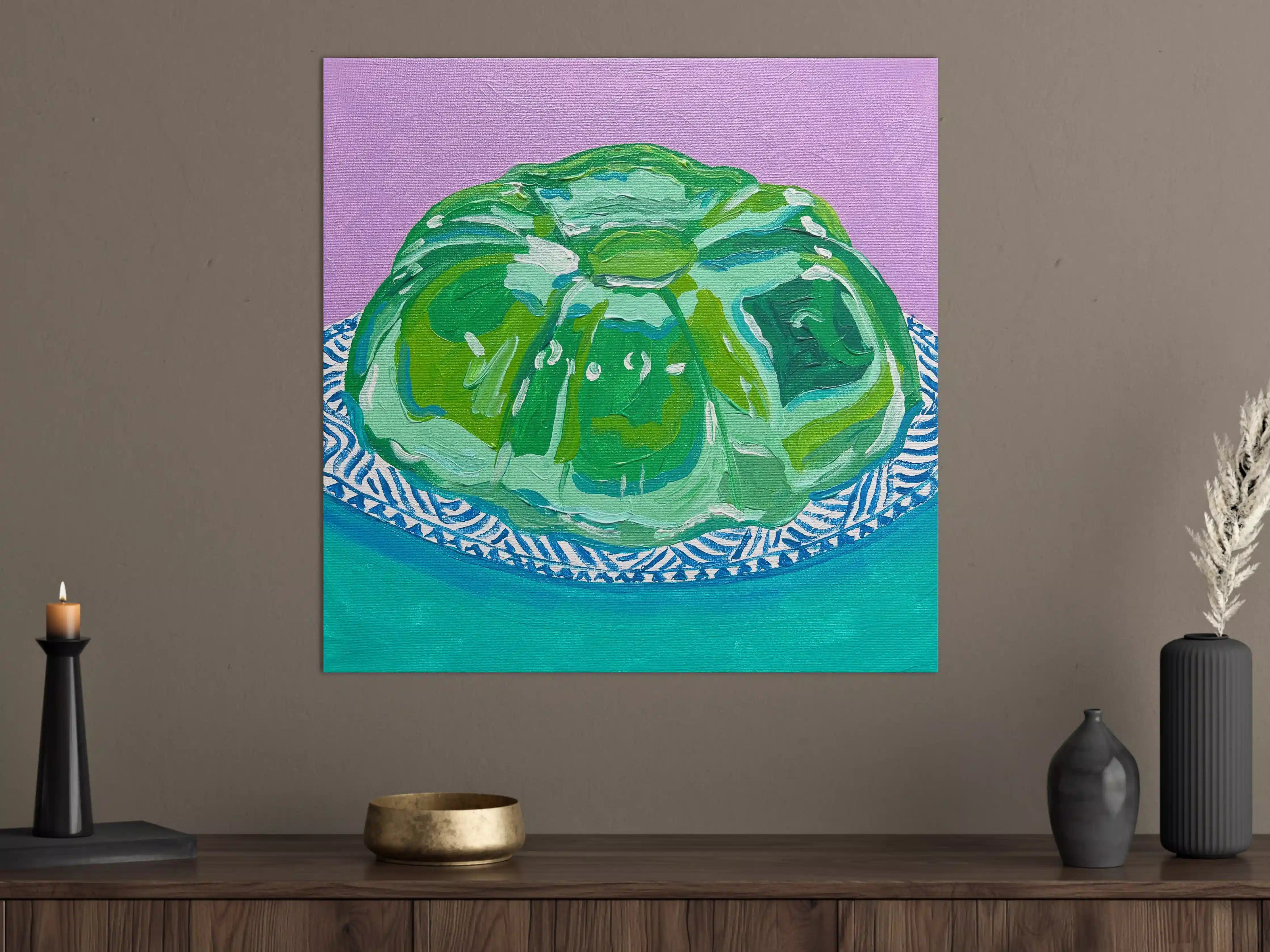 Große Wandbilder - Wackelpudding - Acryl Gemälde