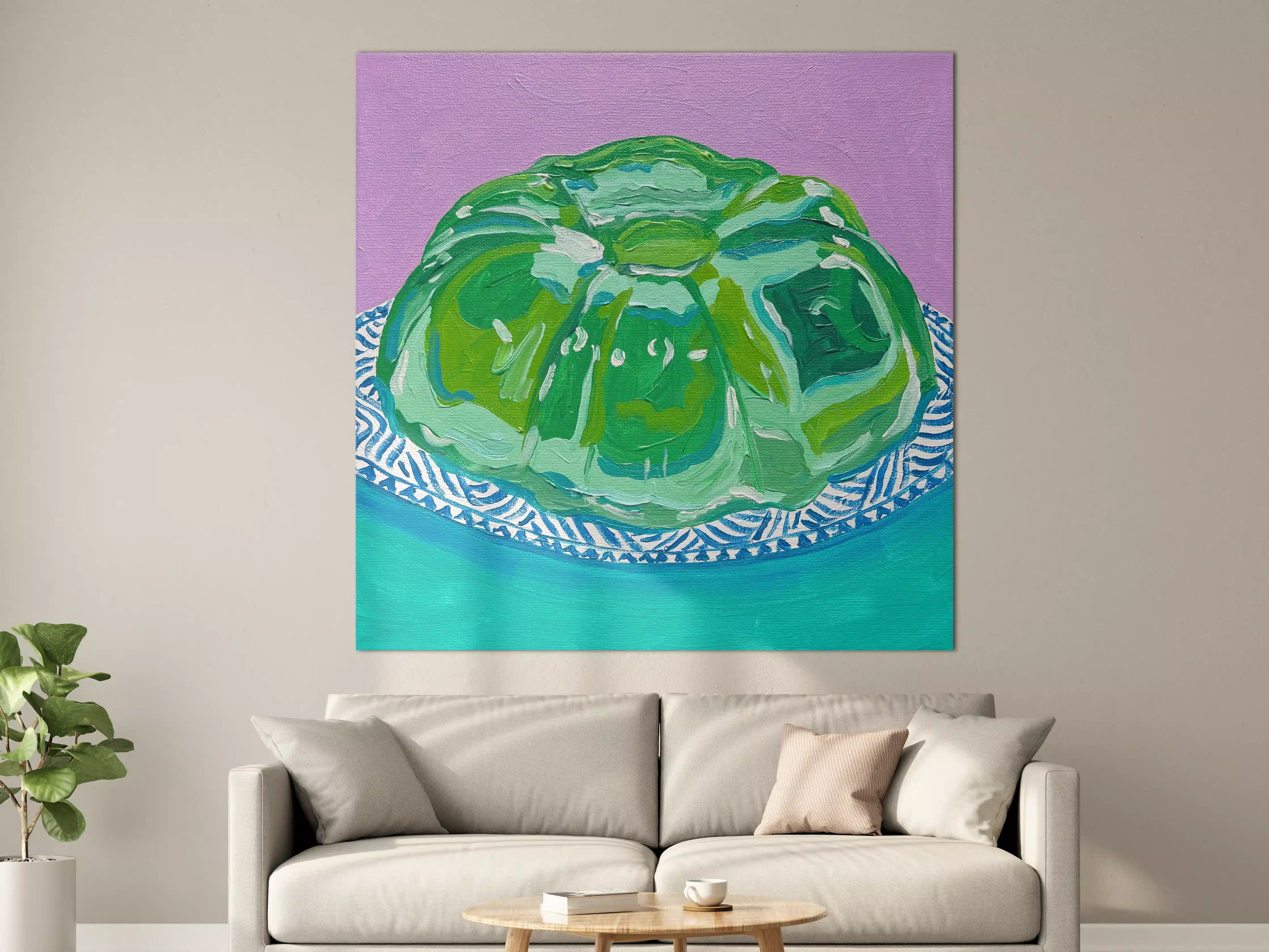 Große Wandbilder - Wackelpudding - Acryl Gemälde