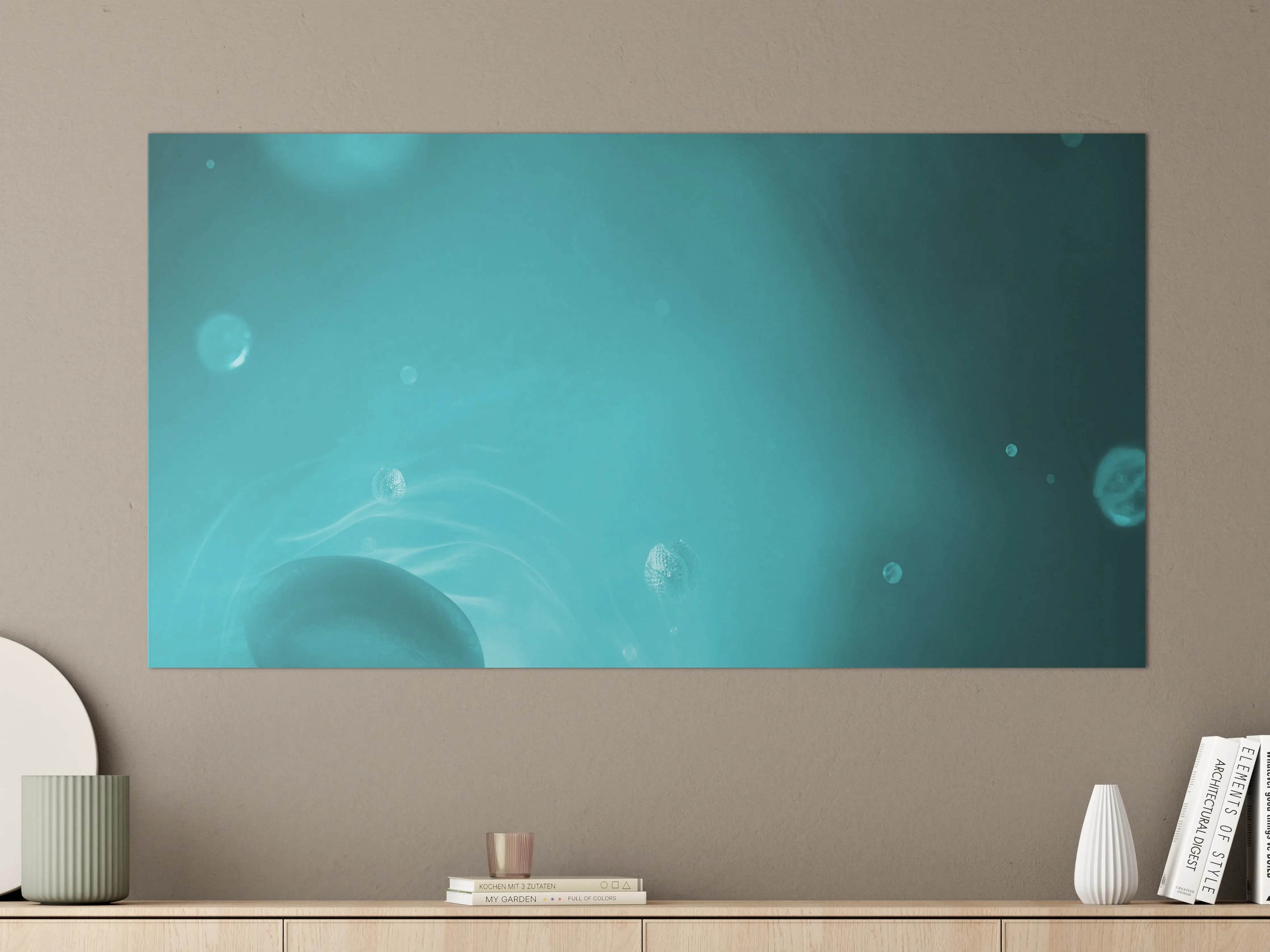 Große Wandbilder - Wässriger Tauchgang