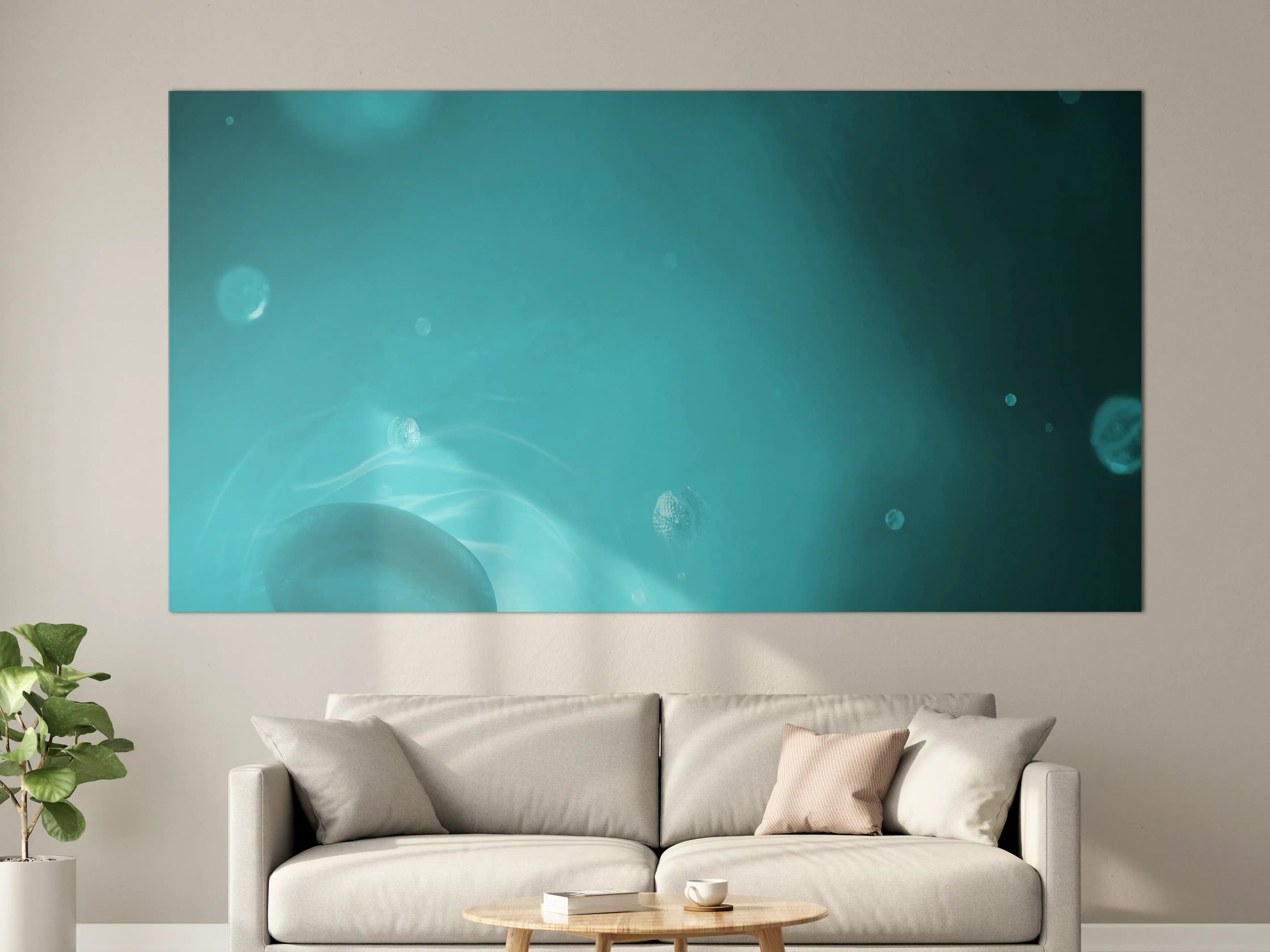 Große Wandbilder - Wässriger Tauchgang