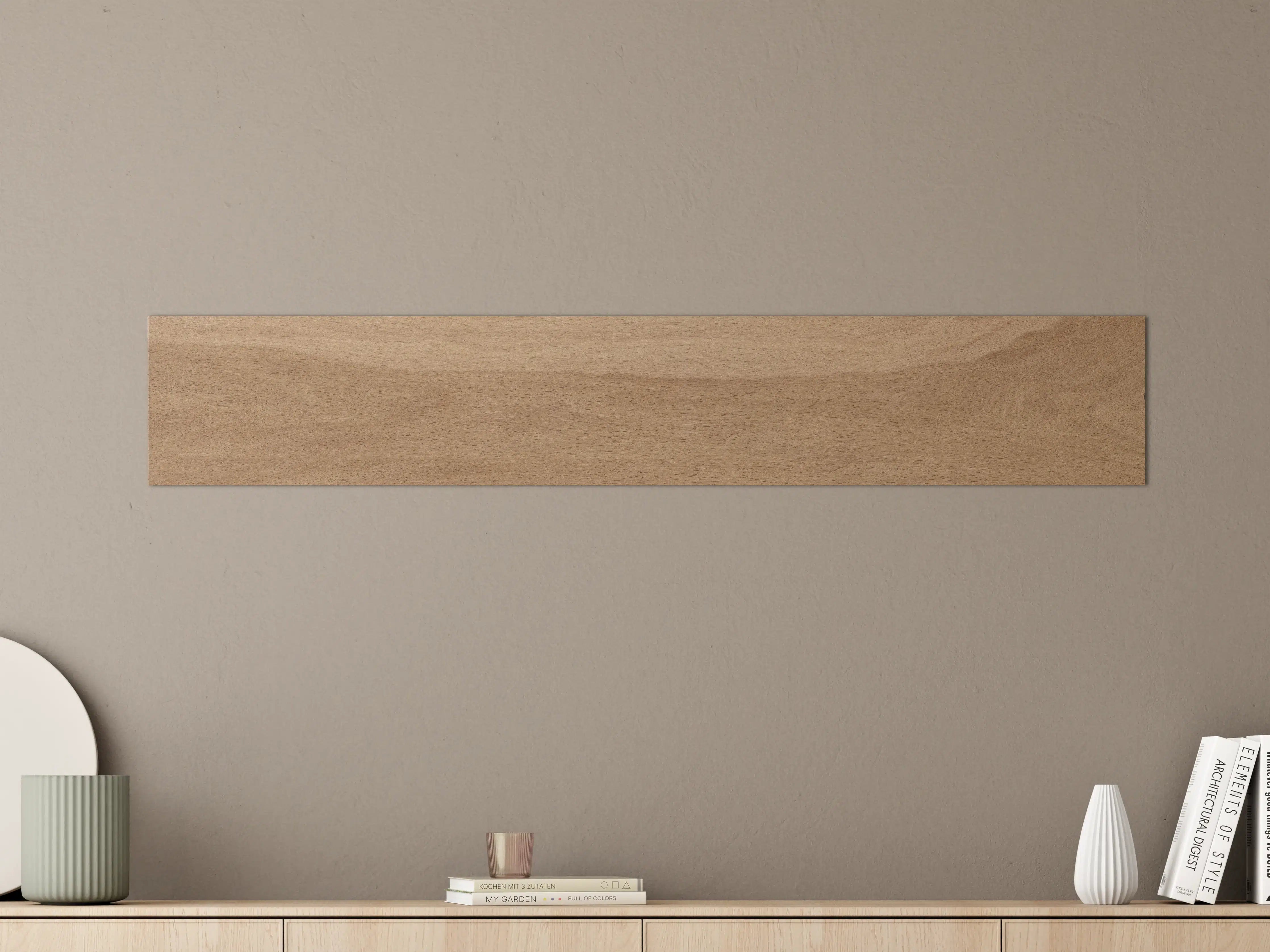 Große Wandbilder - Warmbraune Eichenholz-Textur