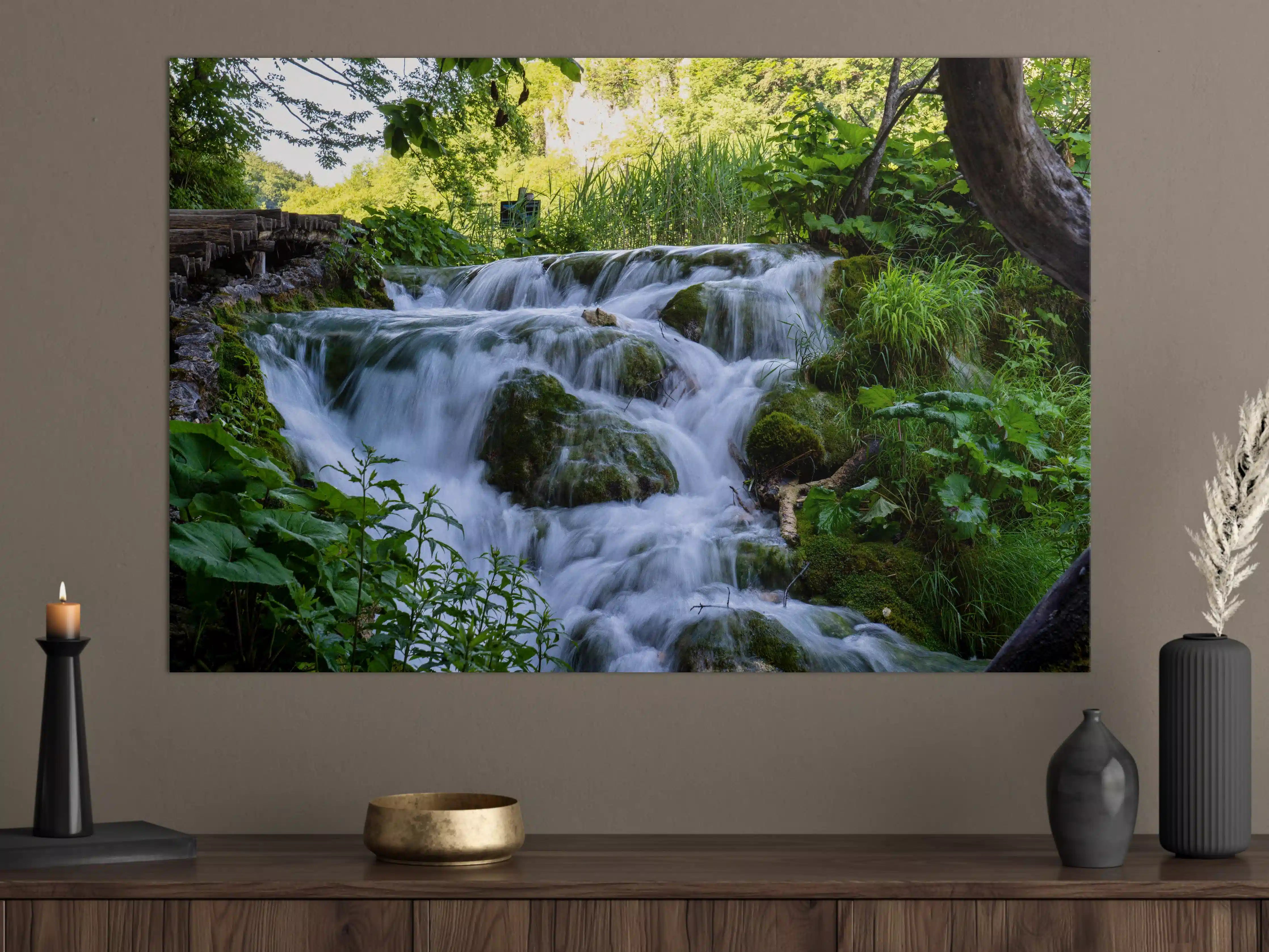 Große Wandbilder - Wasserfall im Nationalpark Plitvicer Seen