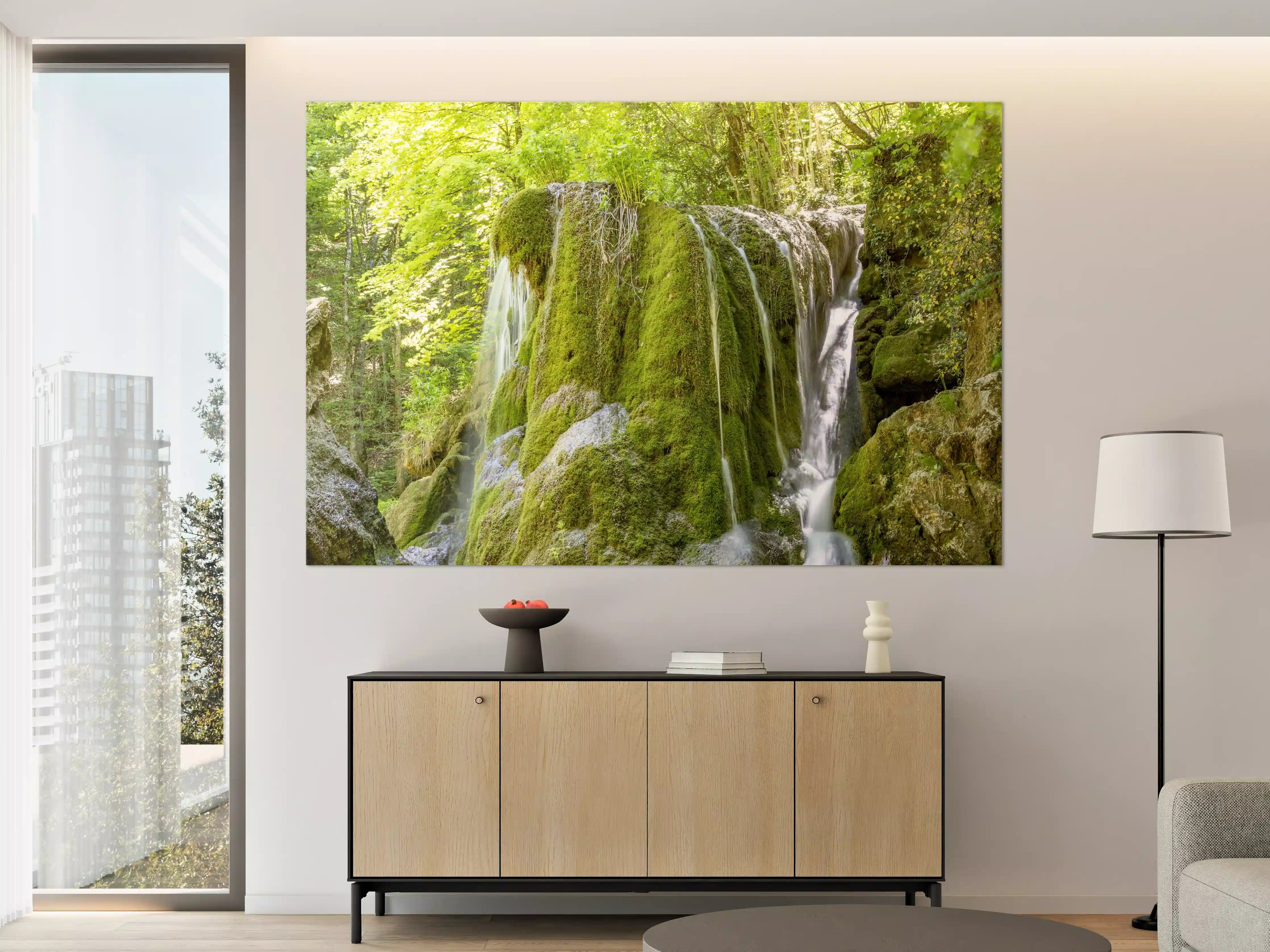 Große Wandbilder - Wasserfall im Wald - Sevastopol