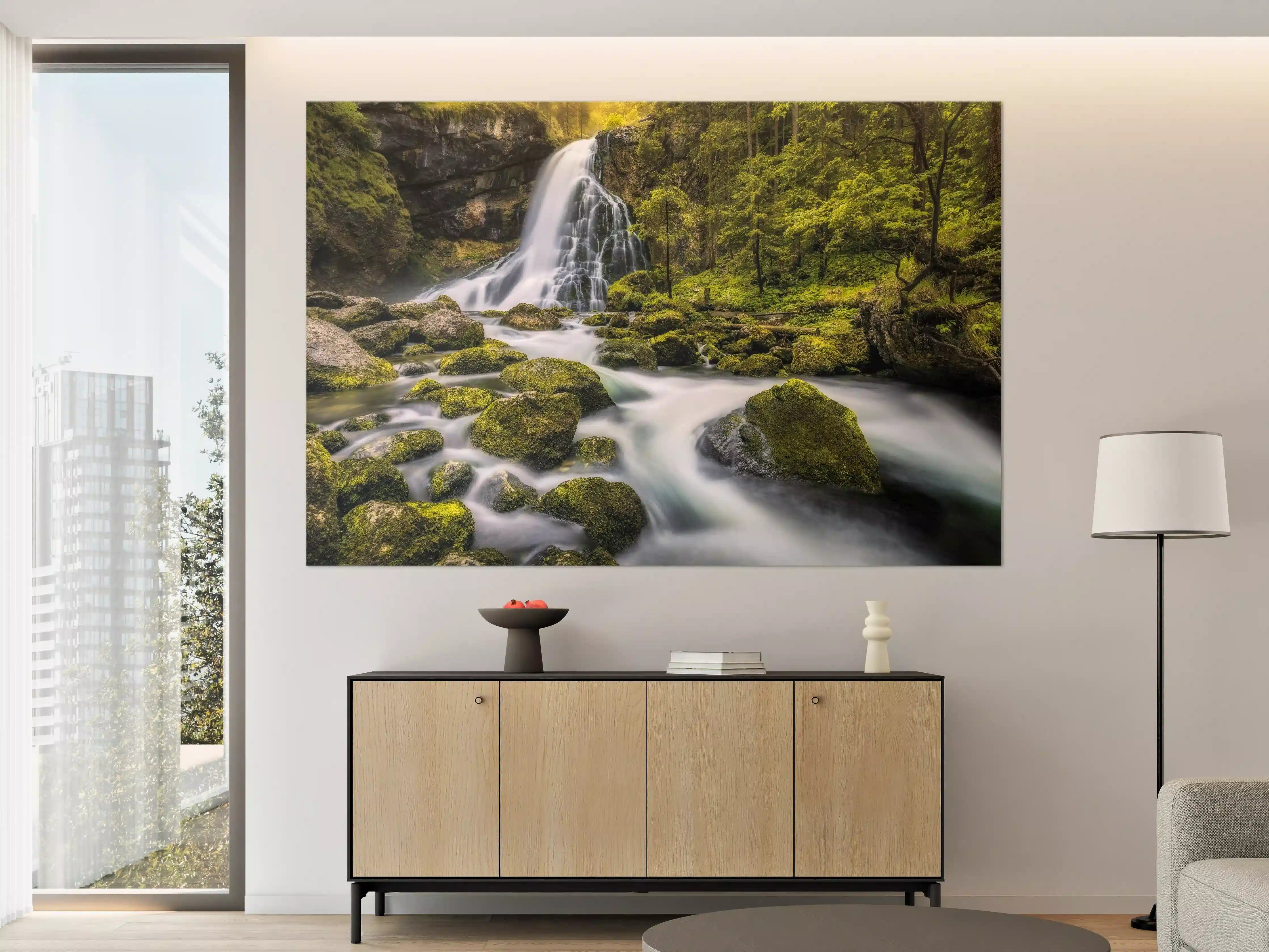 Große Wandbilder - Wasserfall in Golling, Salzburg