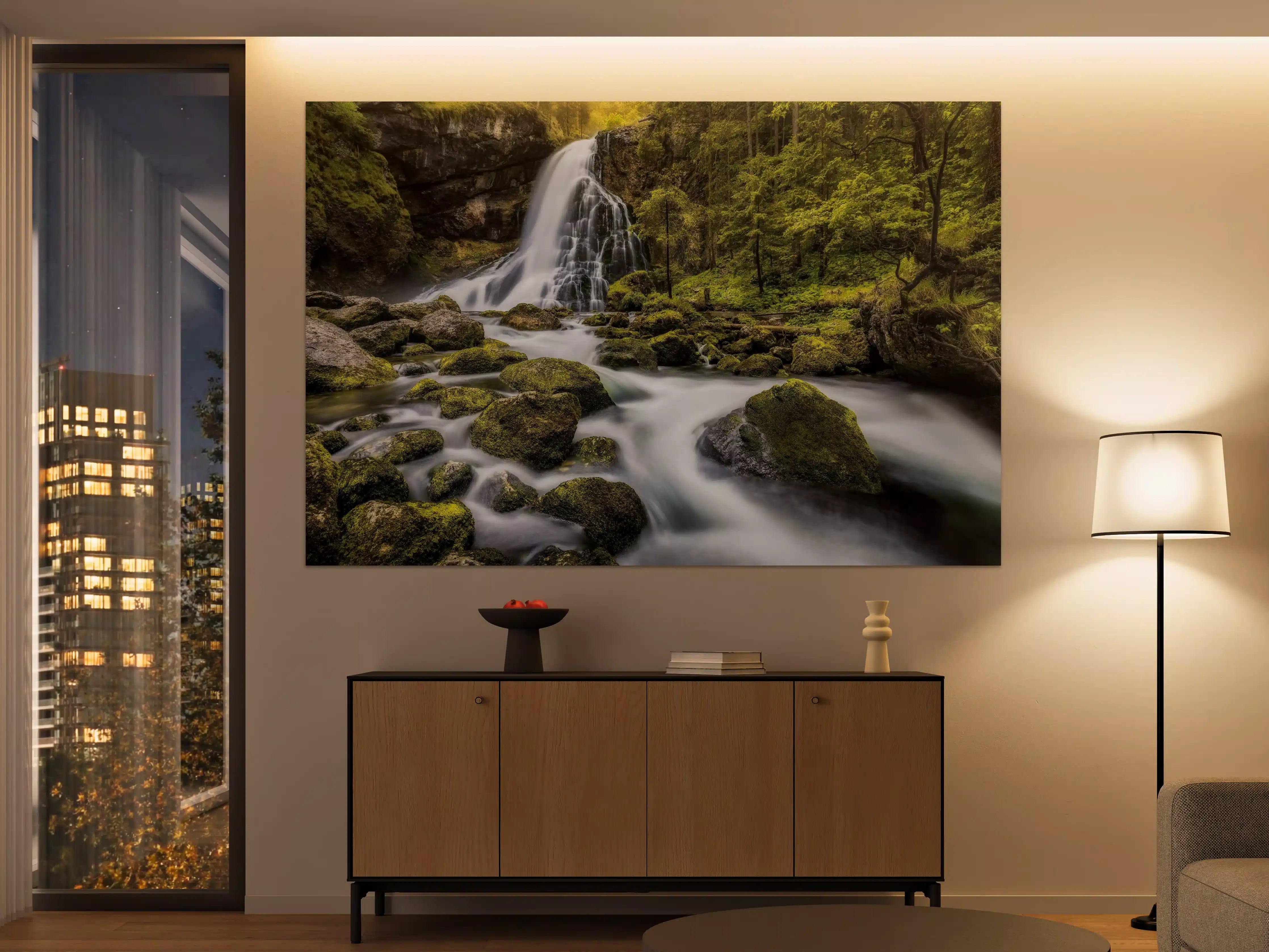 Große Wandbilder - Wasserfall in Golling, Salzburg