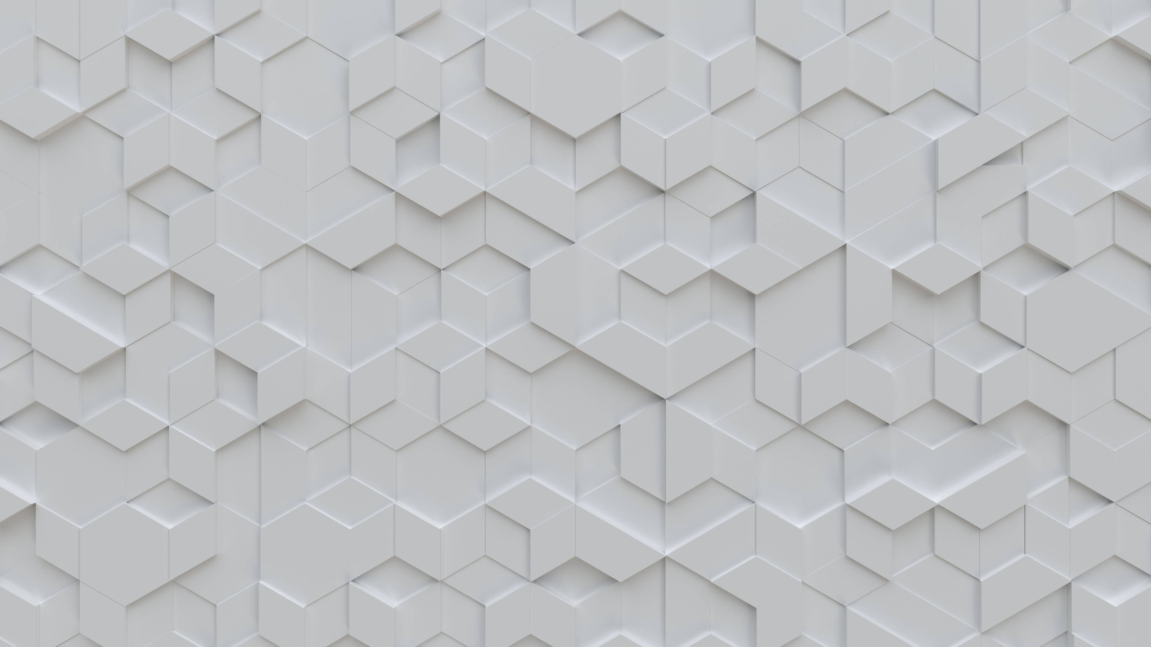 Große Wandbilder-Weiß-Graue Hexagon-Struktur