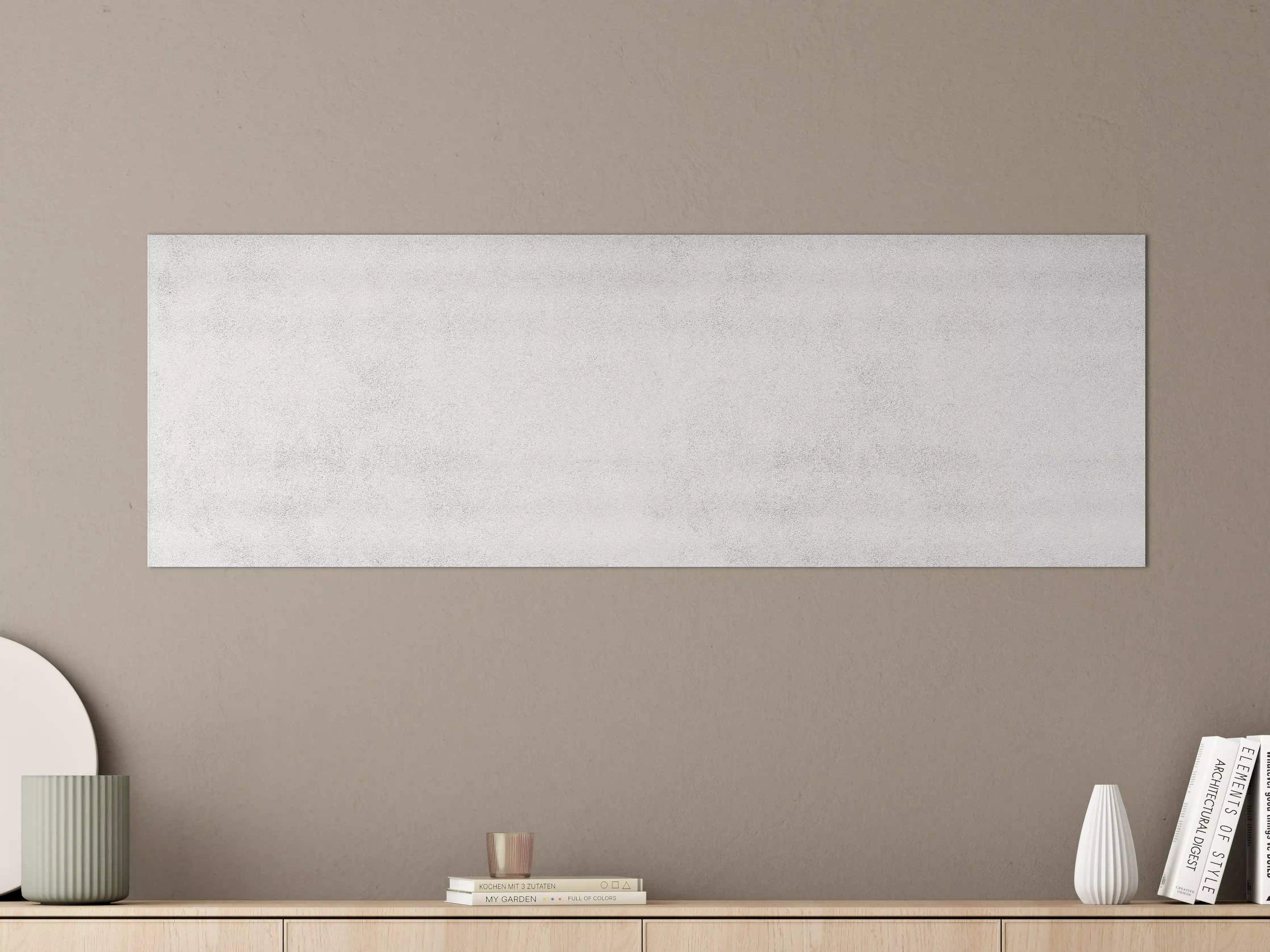 Große Wandbilder - Weiß-gräuliche Betonwand