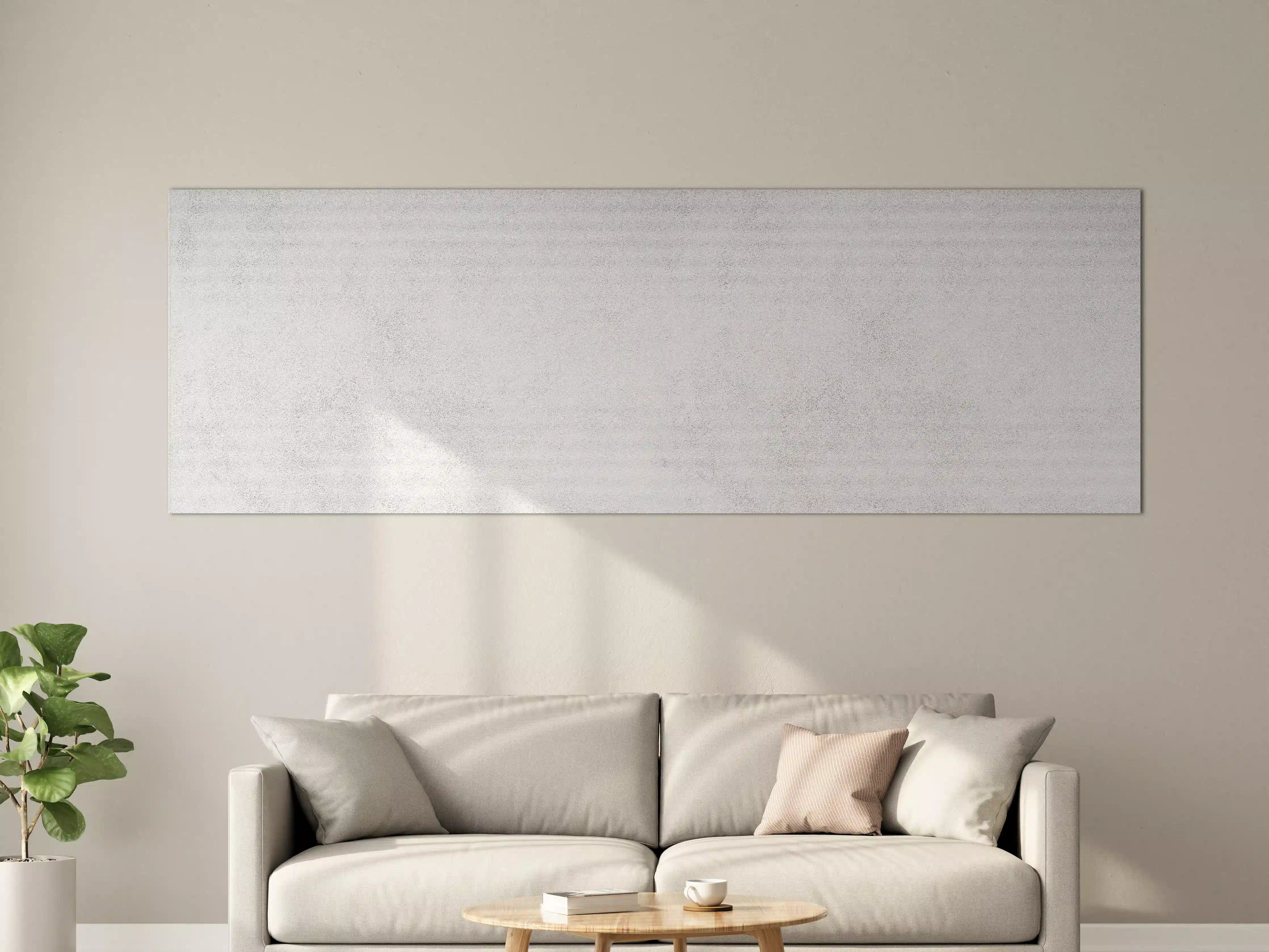 Große Wandbilder - Weiß-gräuliche Betonwand
