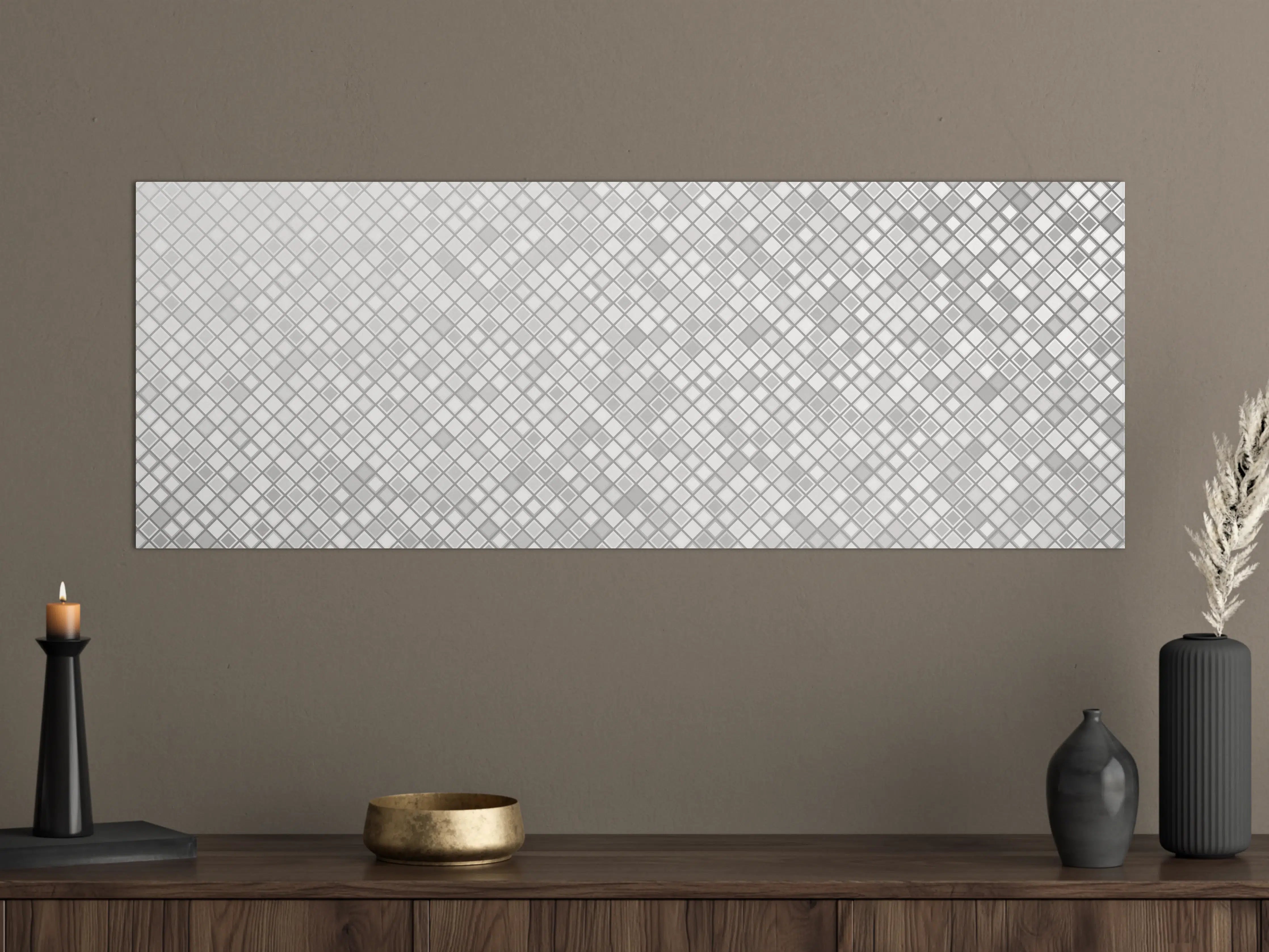 Große Wandbilder - Weiße Marmor-Textur mit Grau Muster