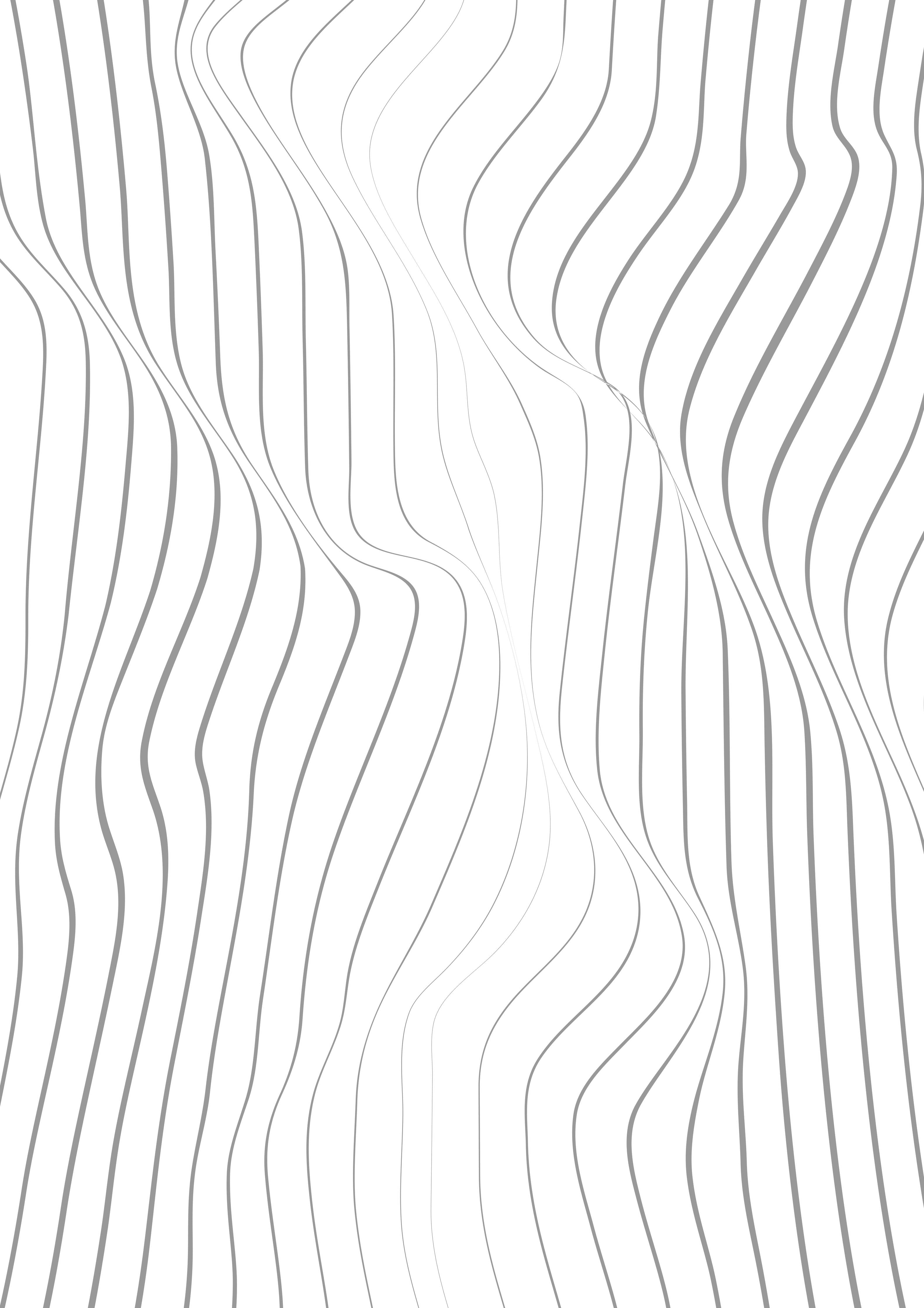 Große Wandbilder-Weiße Wand mit feinen schwarzen Linien