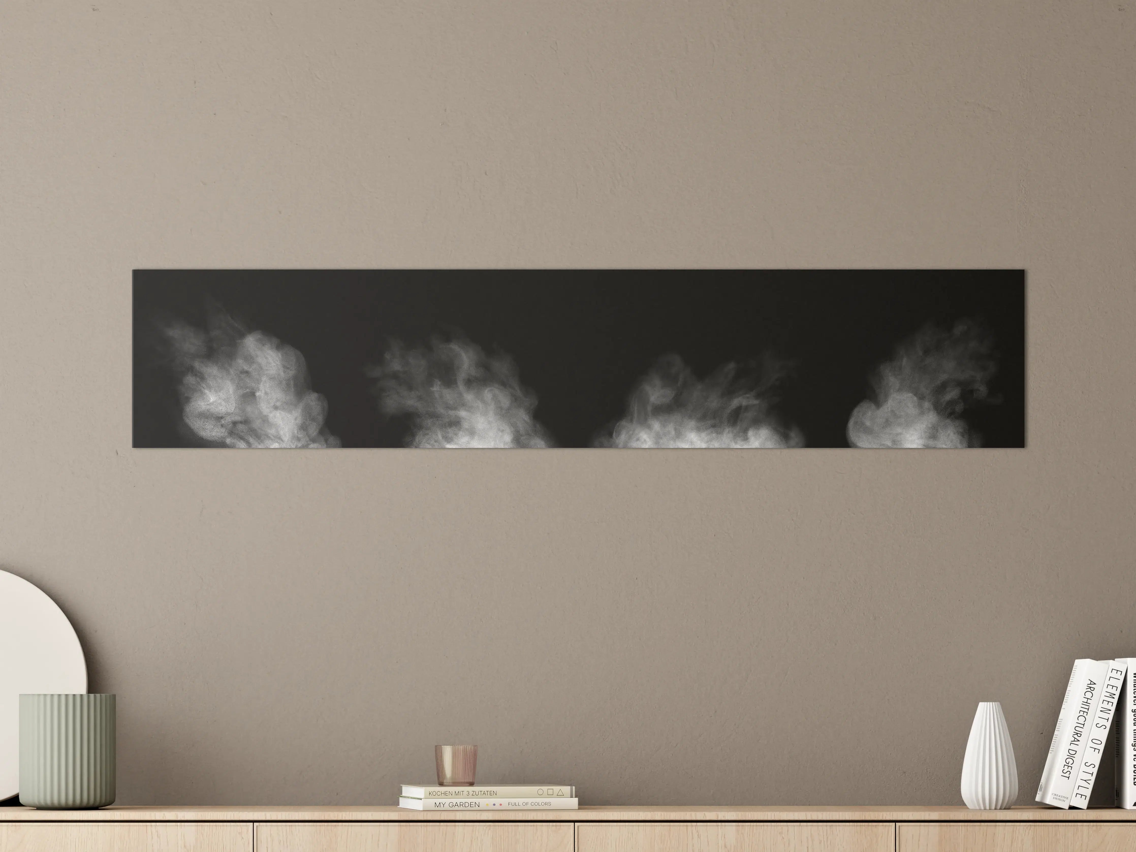 Große Wandbilder - Weißer Dampf