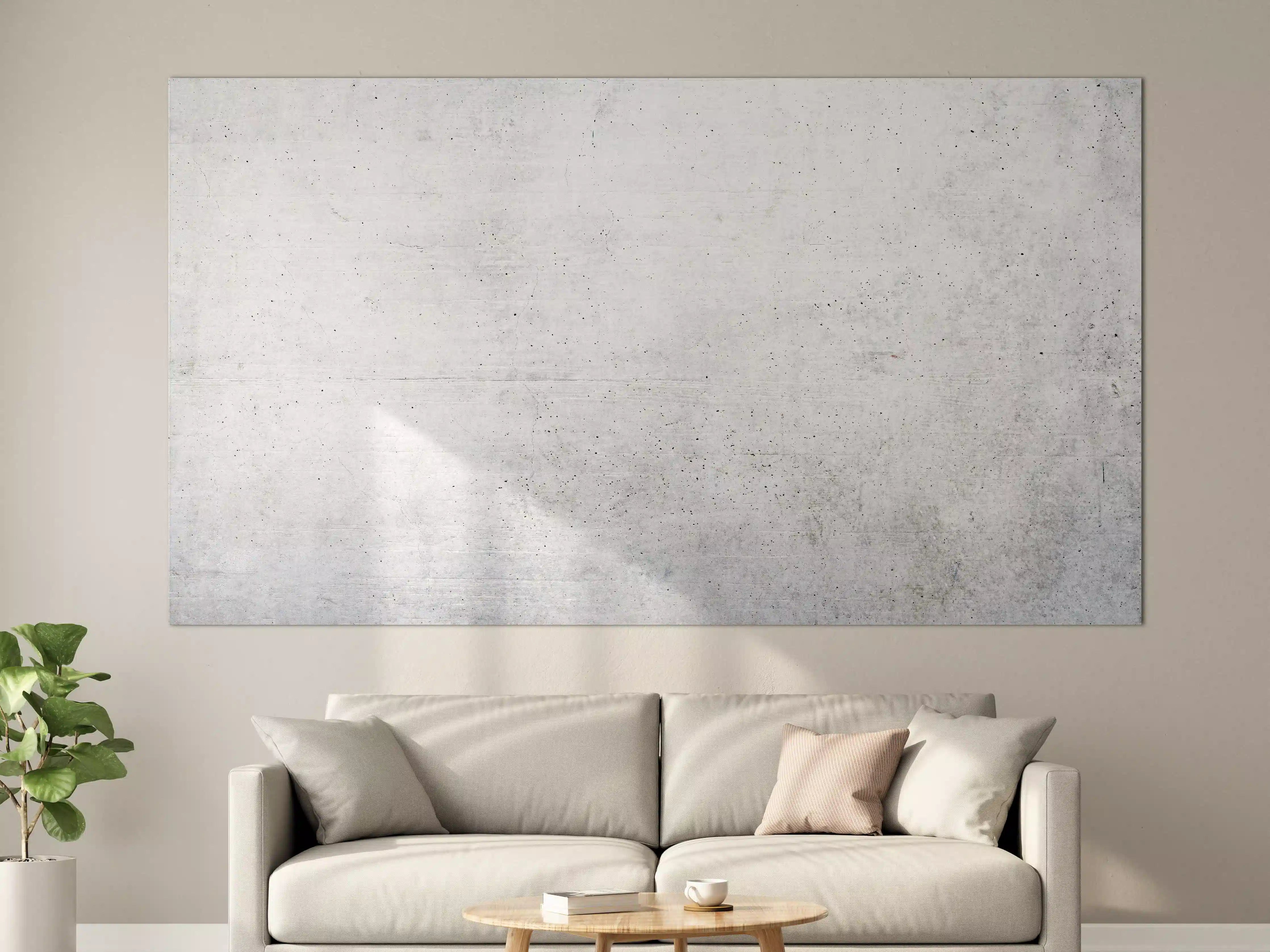 Große Wandbilder - Weißes Zement Design