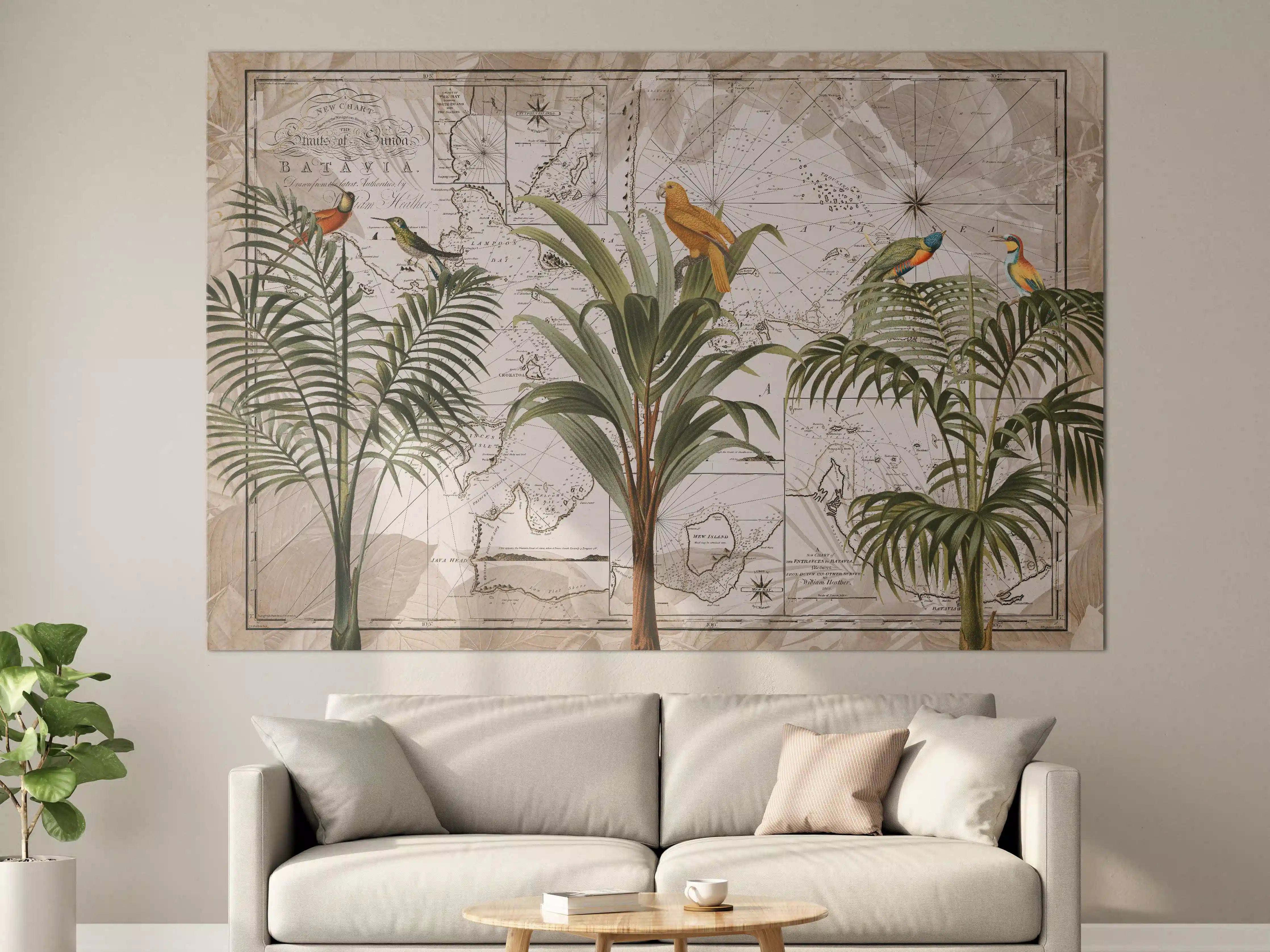 Große Wandbilder - Weltkarte - Indonesien