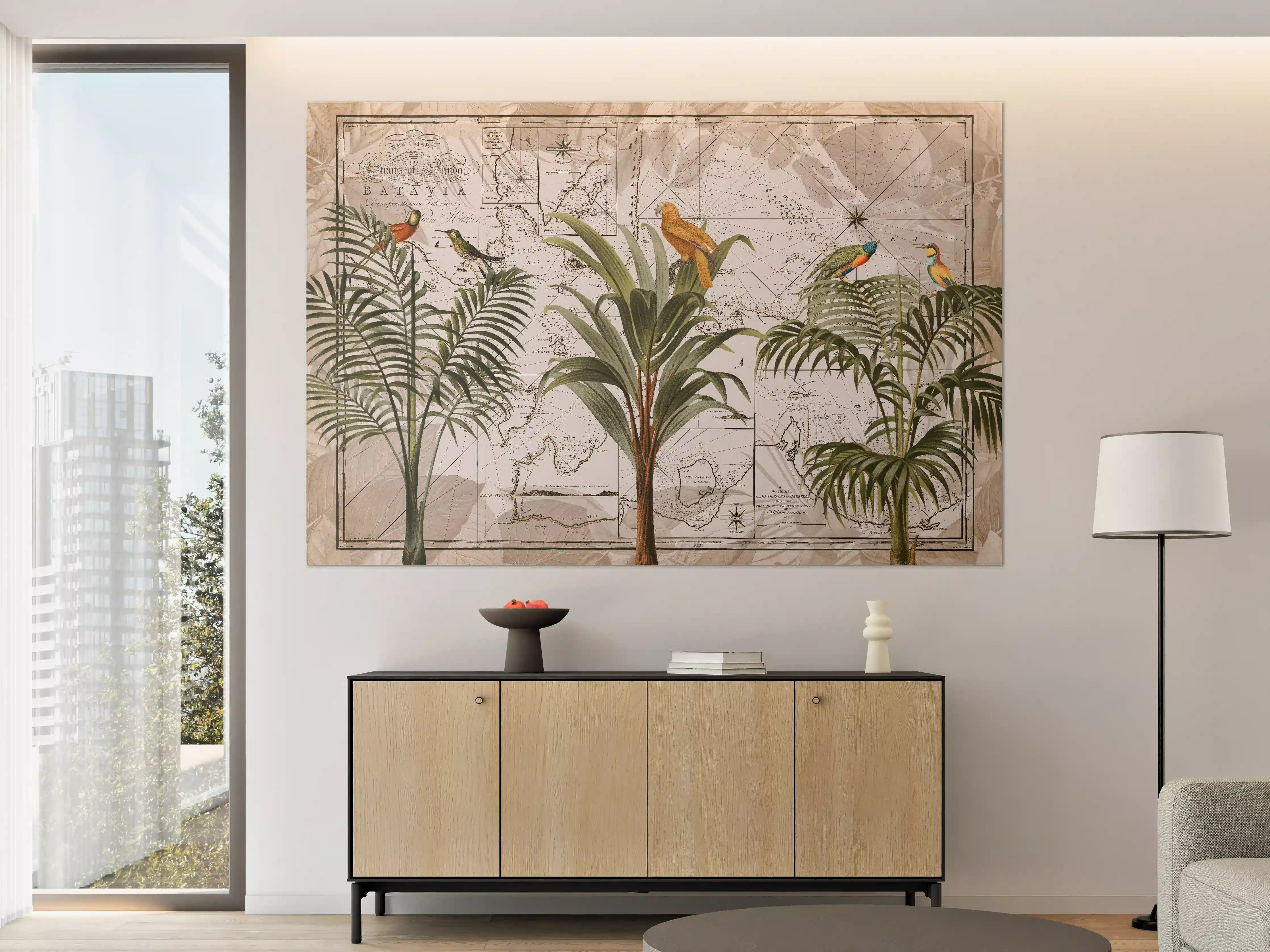 Große Wandbilder - Weltkarte - Indonesien