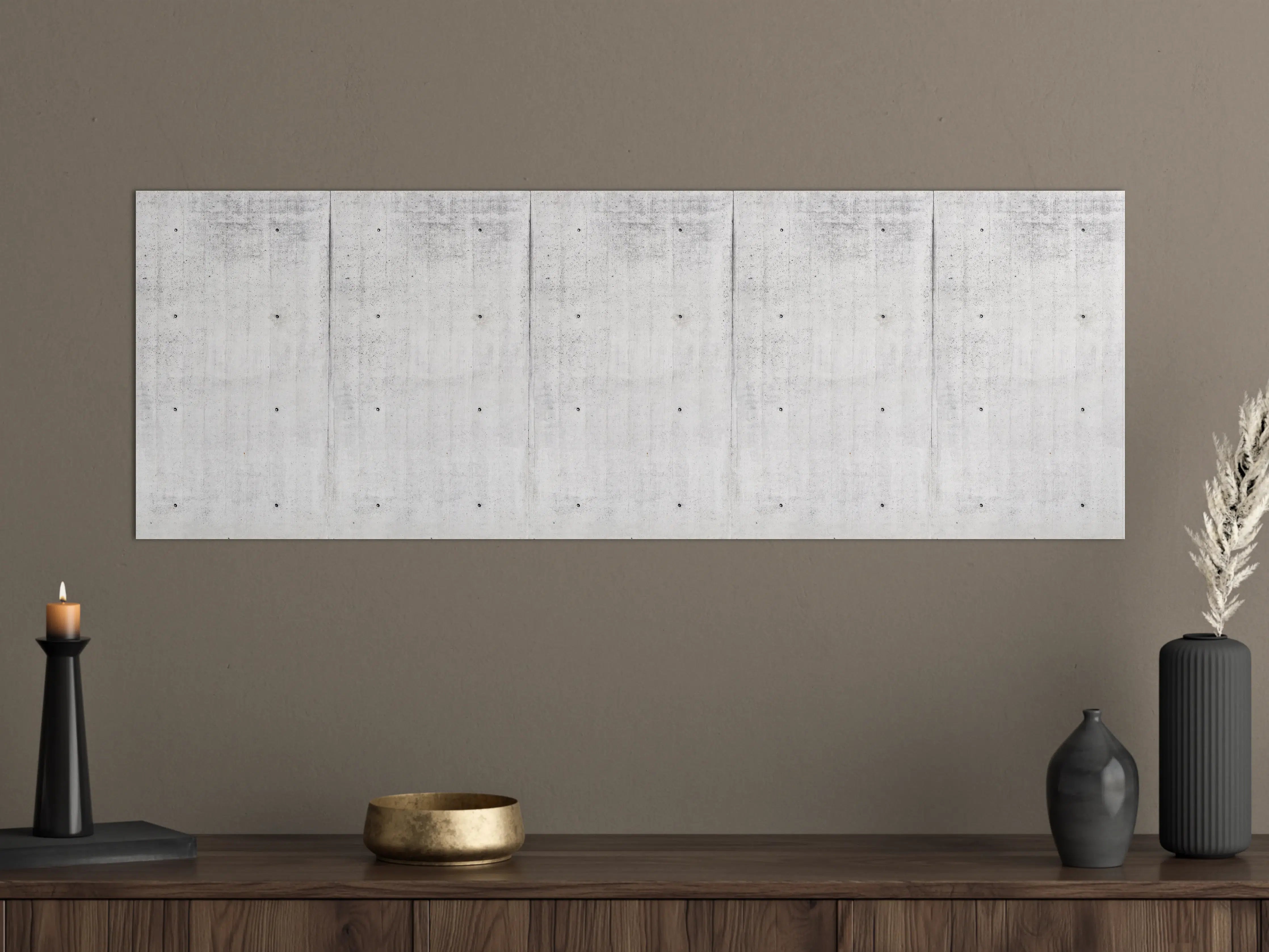 Große Wandbilder - Wiederholtes Sichtbeton Textur