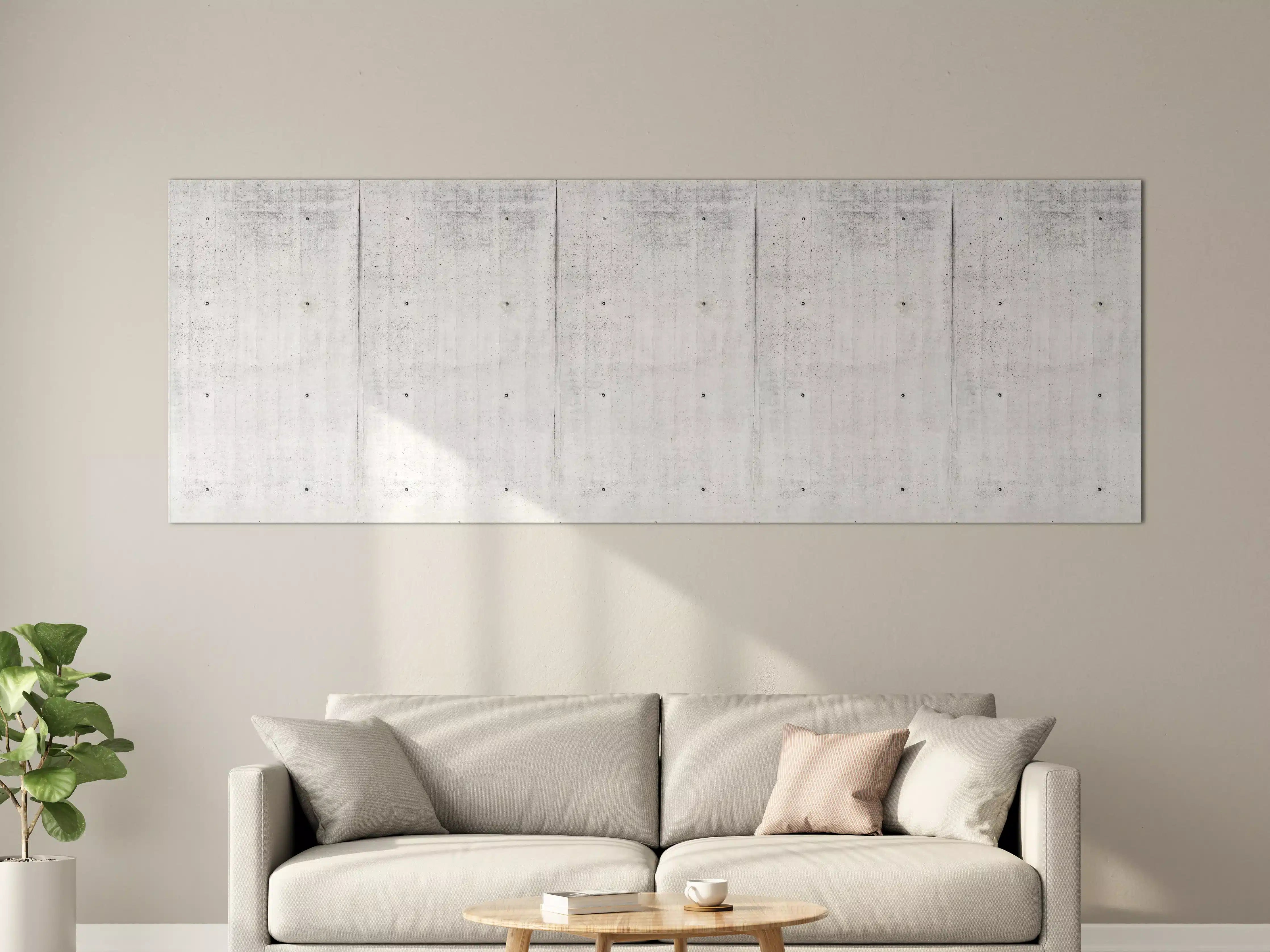 Große Wandbilder - Wiederholtes Sichtbeton Textur
