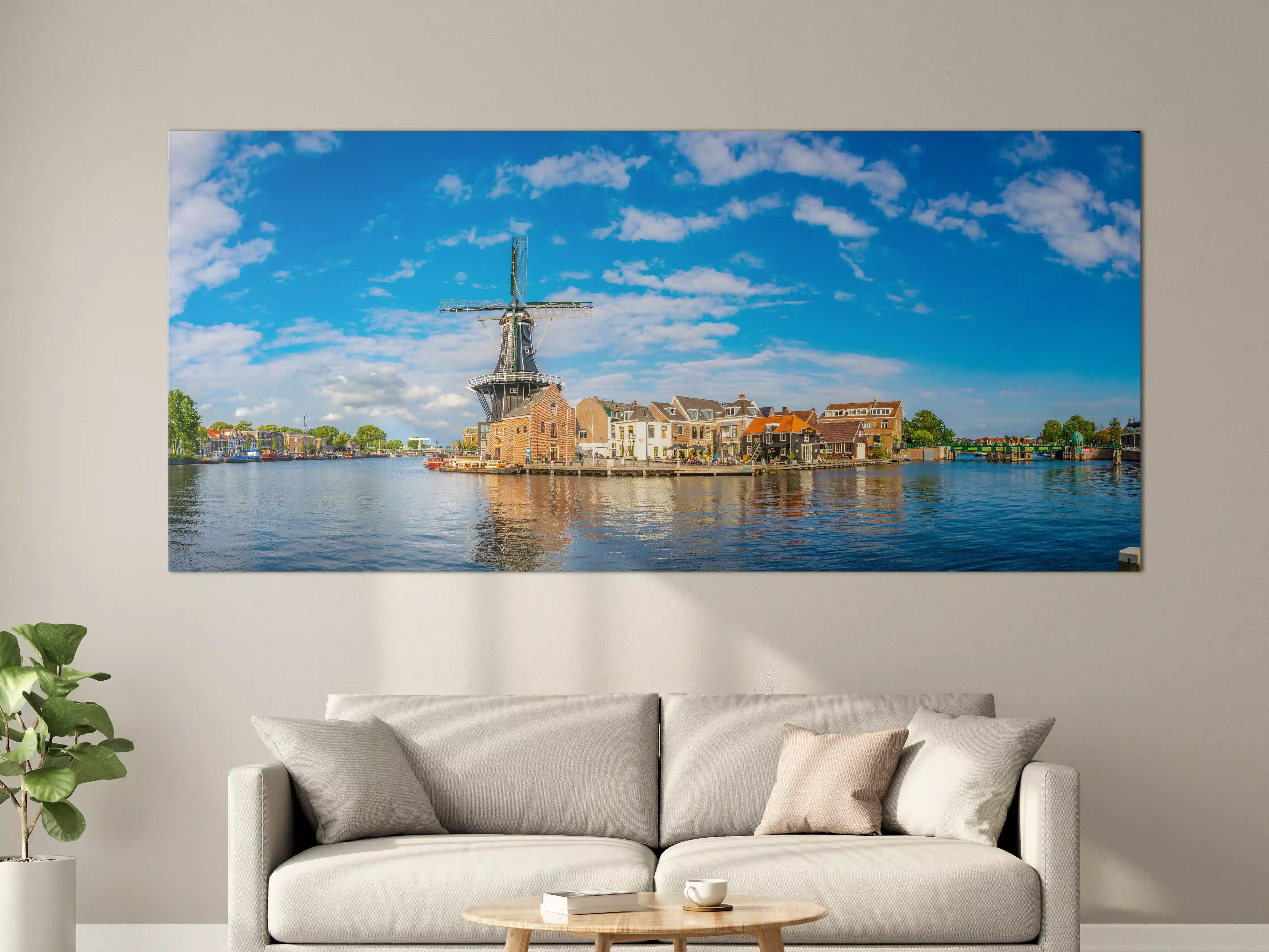 Große Wandbilder - Windmühle in Haarlem