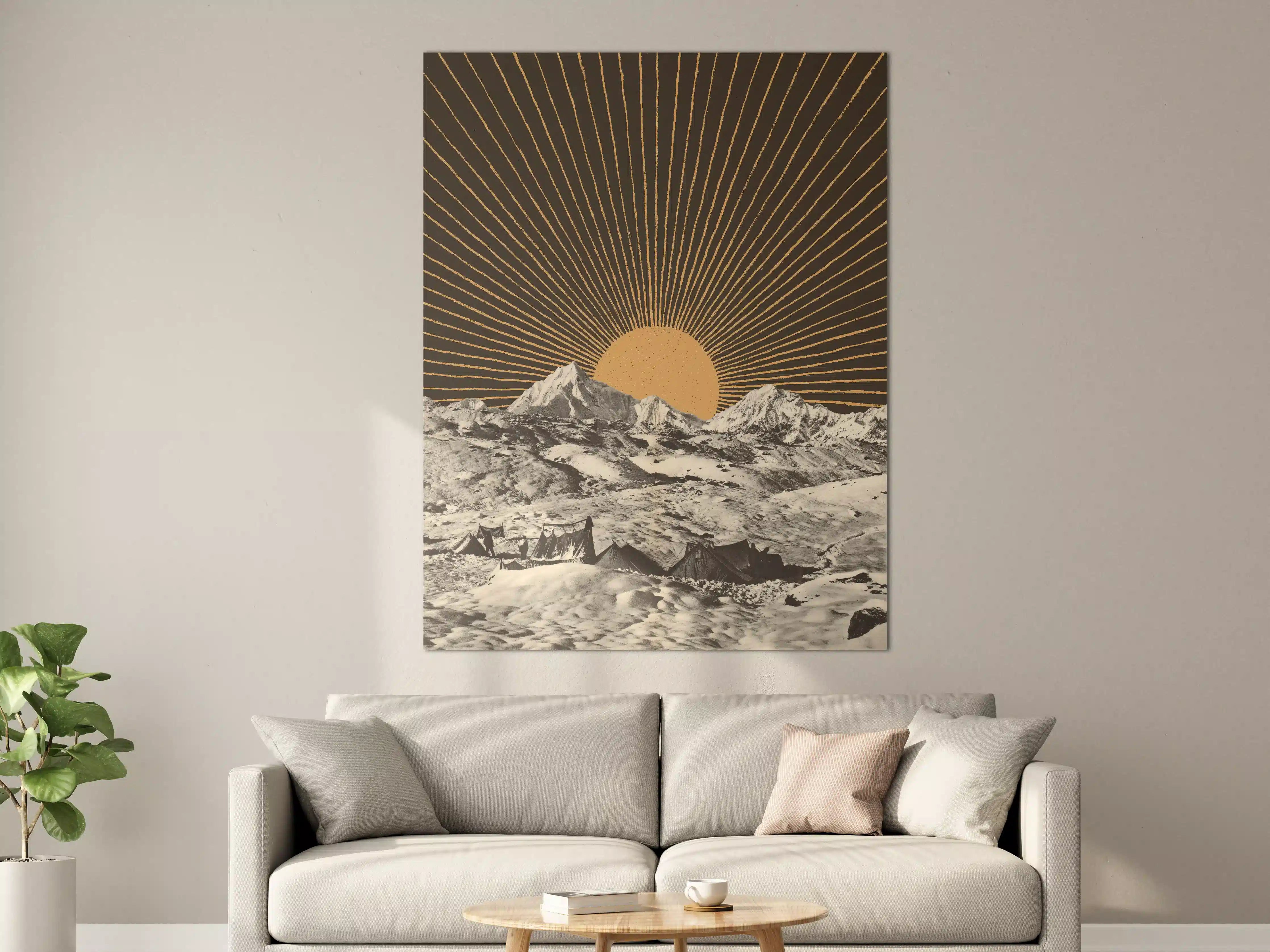 Große Wandbilder - Winterberg Sonnenaufgang Kunst