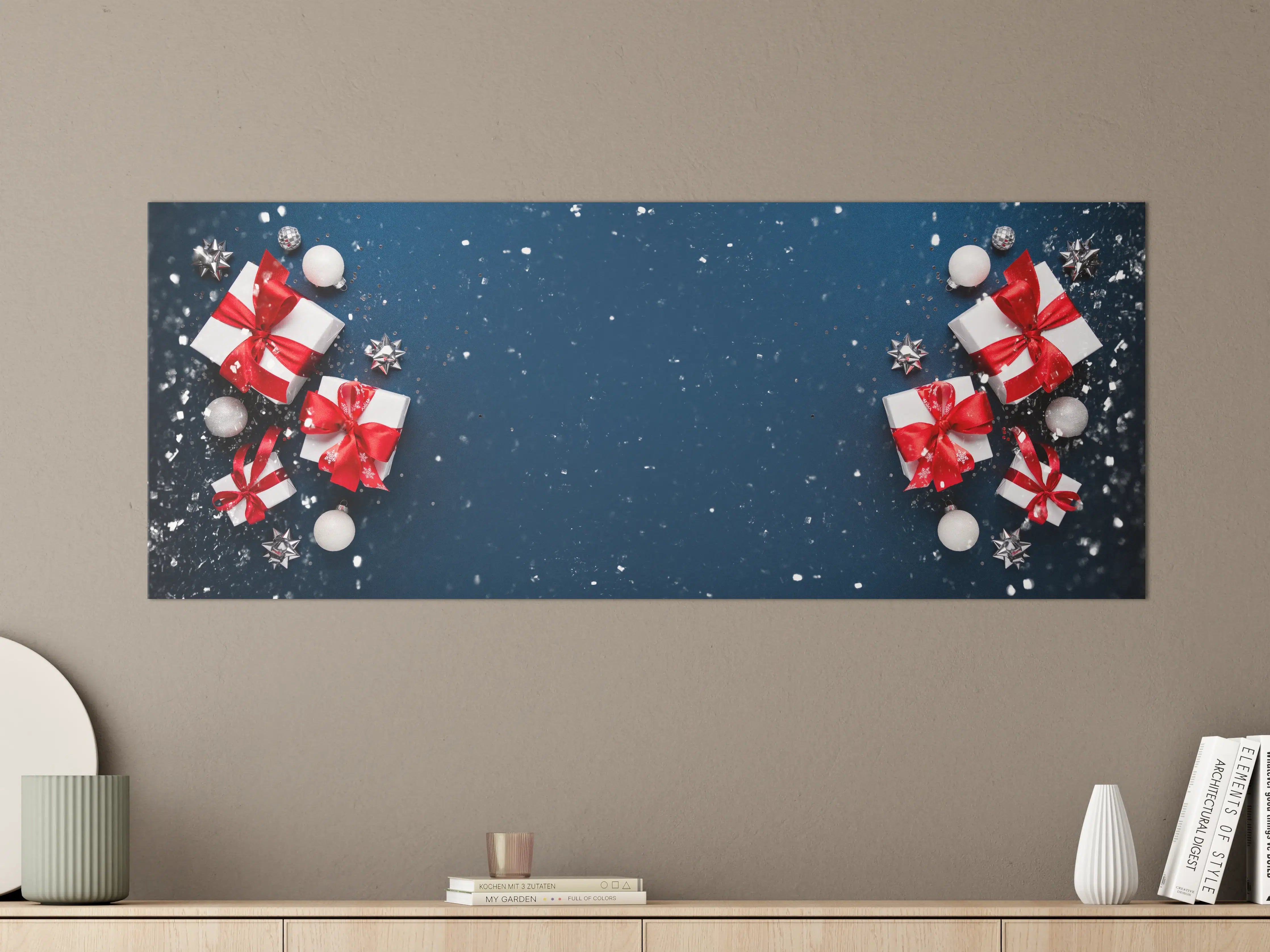 Große Wandbilder - Winterdekoration als Banner
