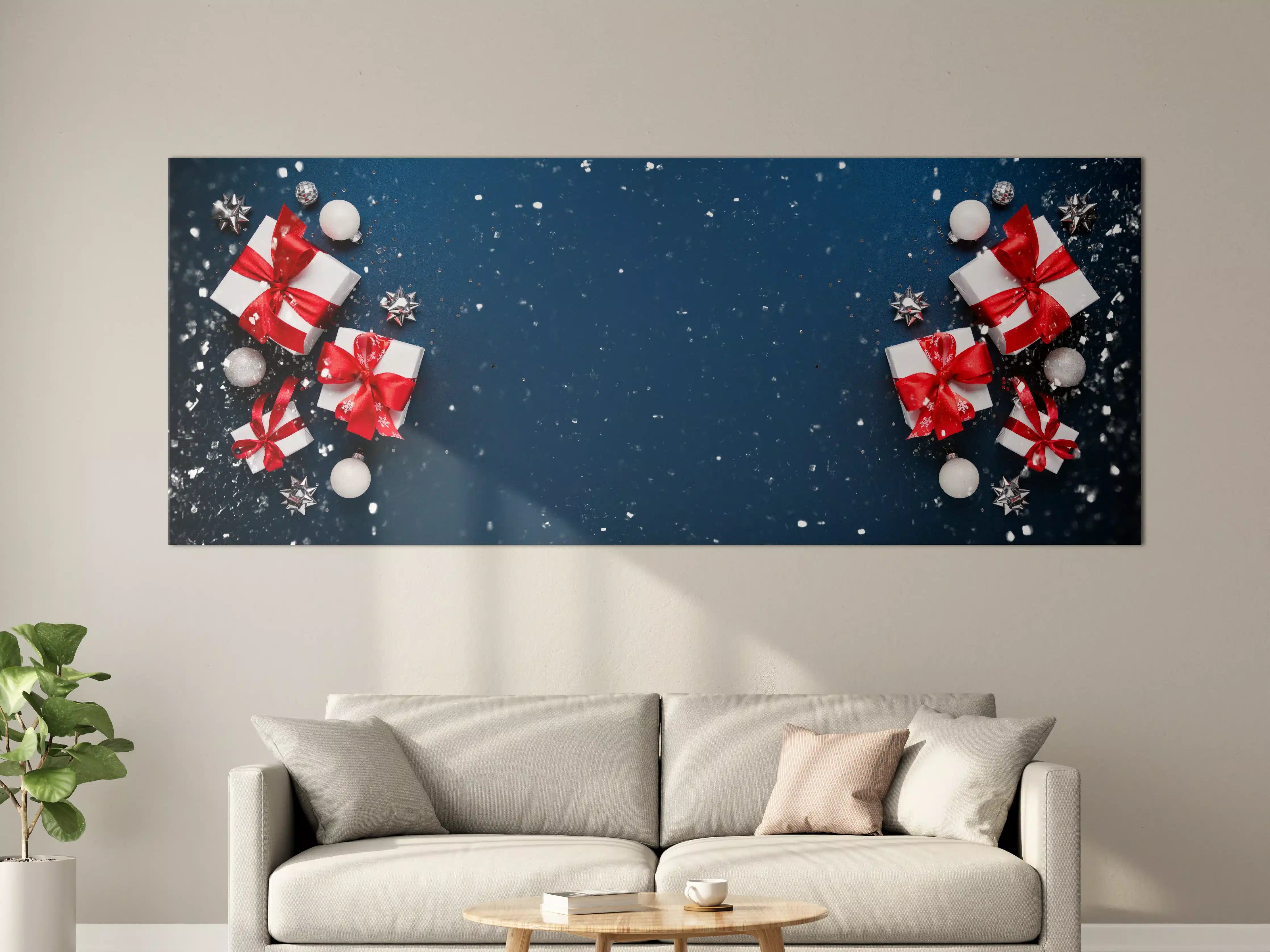 Große Wandbilder - Winterdekoration als Banner