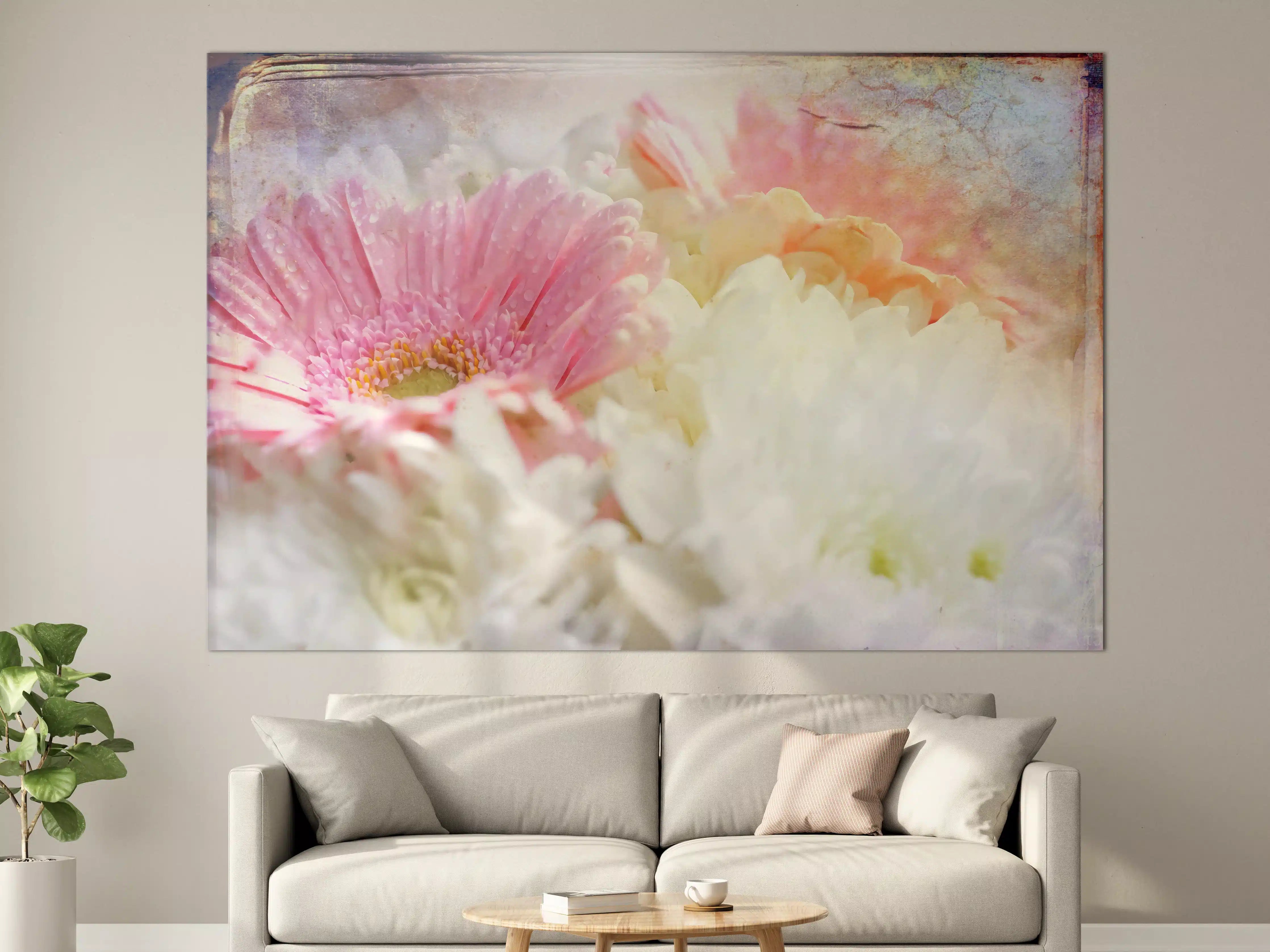 Große Wandbilder - Wunderschöne Blumen - Nahaufnahme