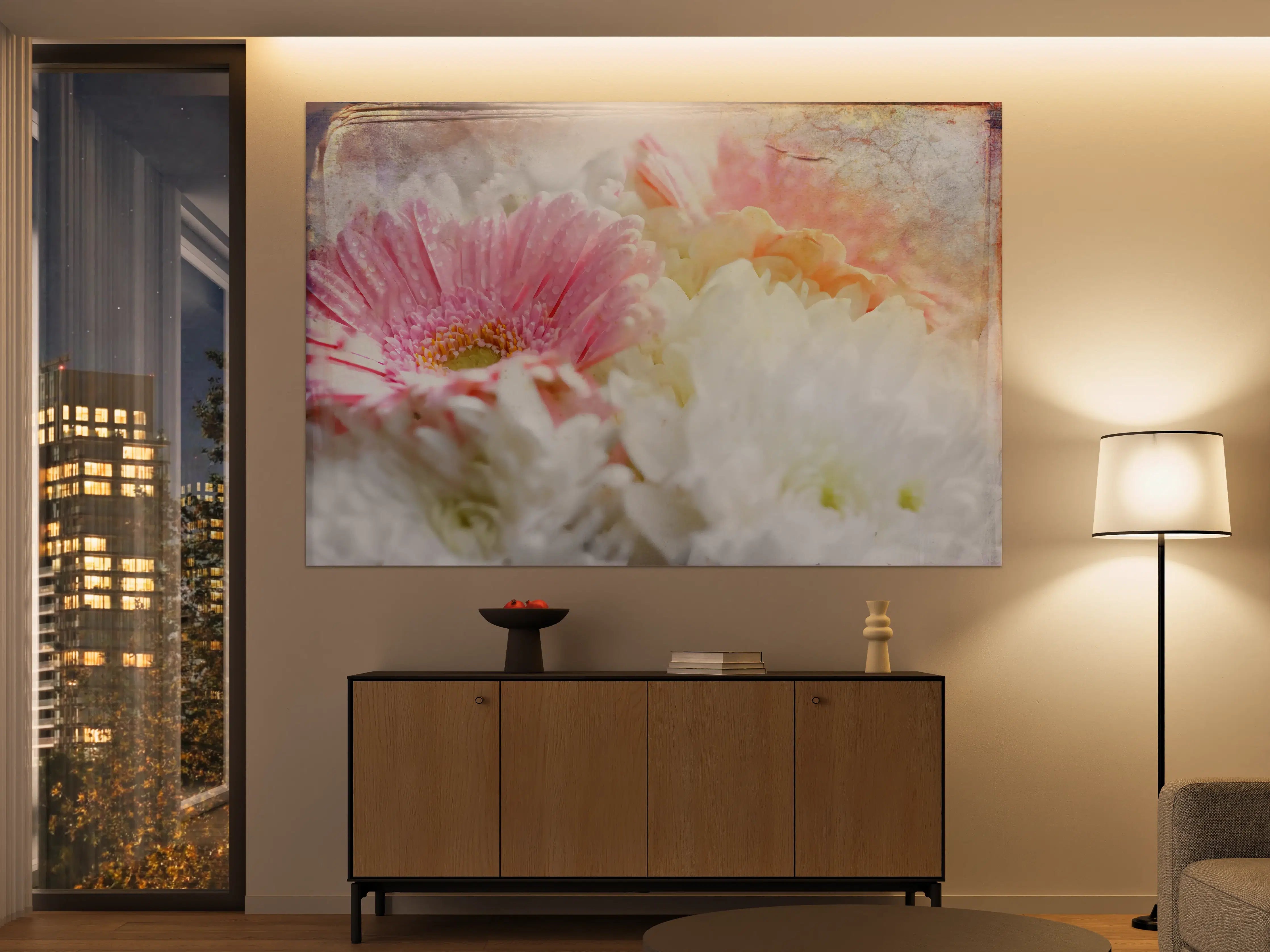 Große Wandbilder - Wunderschöne Blumen - Nahaufnahme