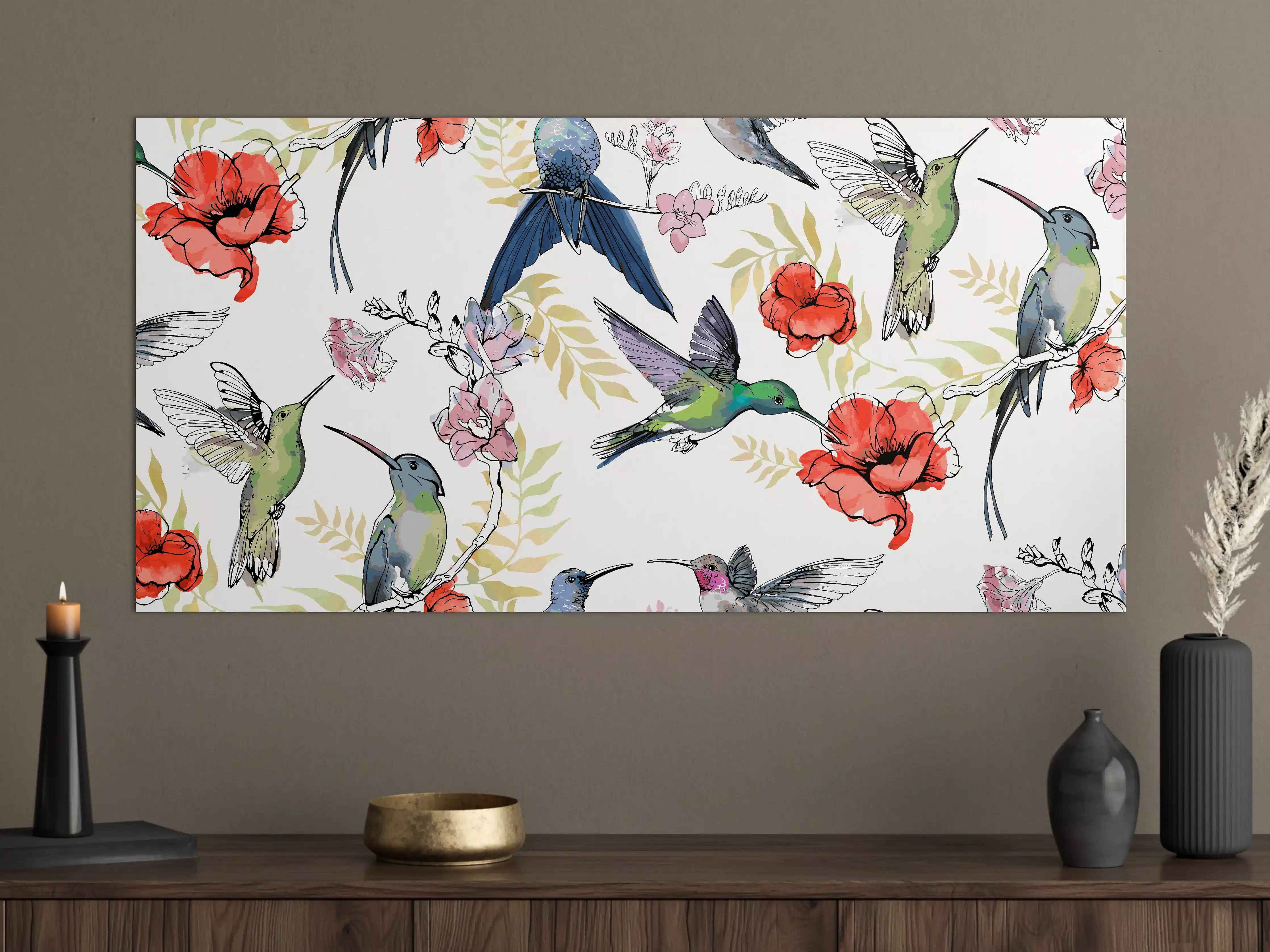 Große Wandbilder - Wunderschöne Kolibris