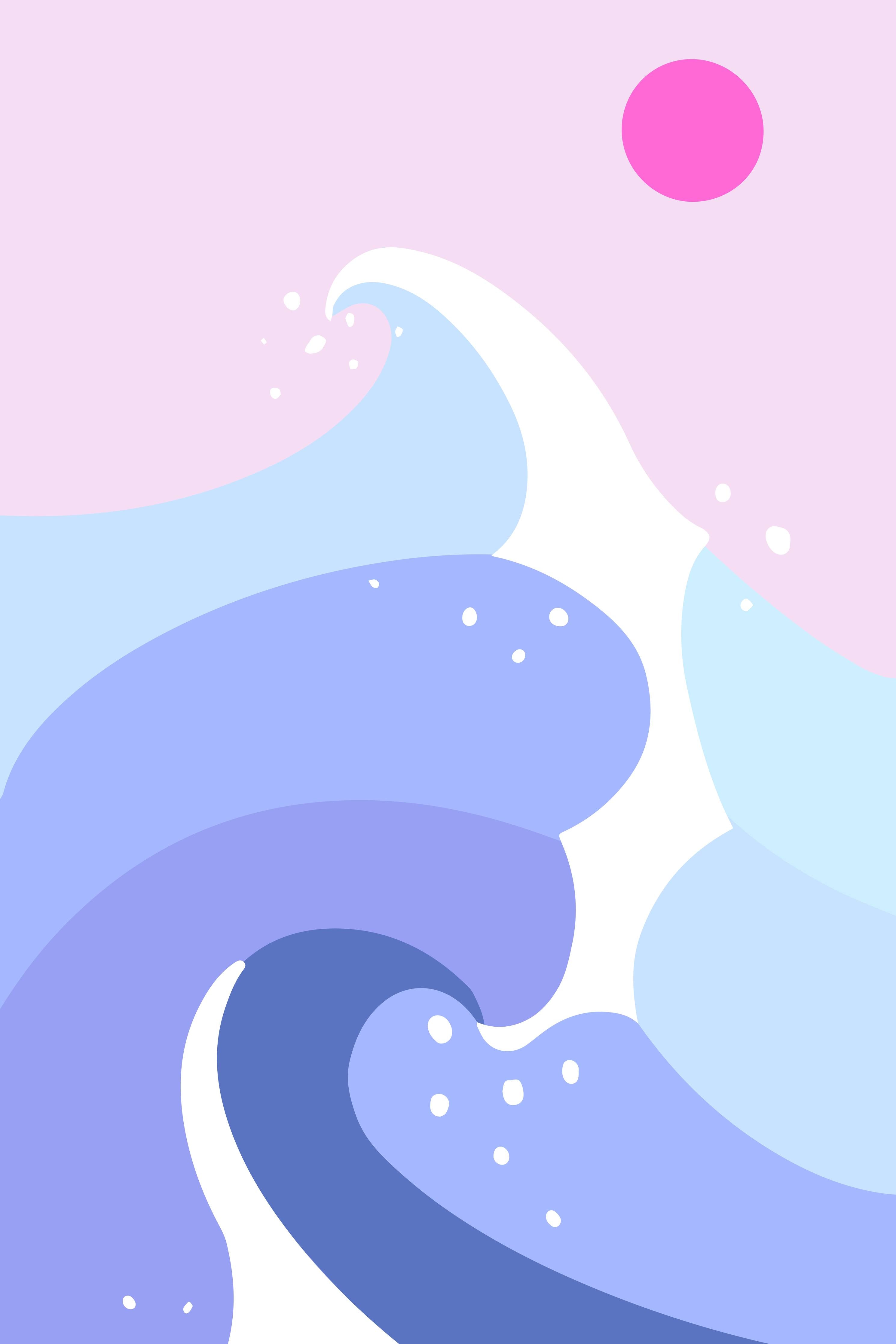 Große Wandbilder-Zarte Grauwellen im Pastelllicht