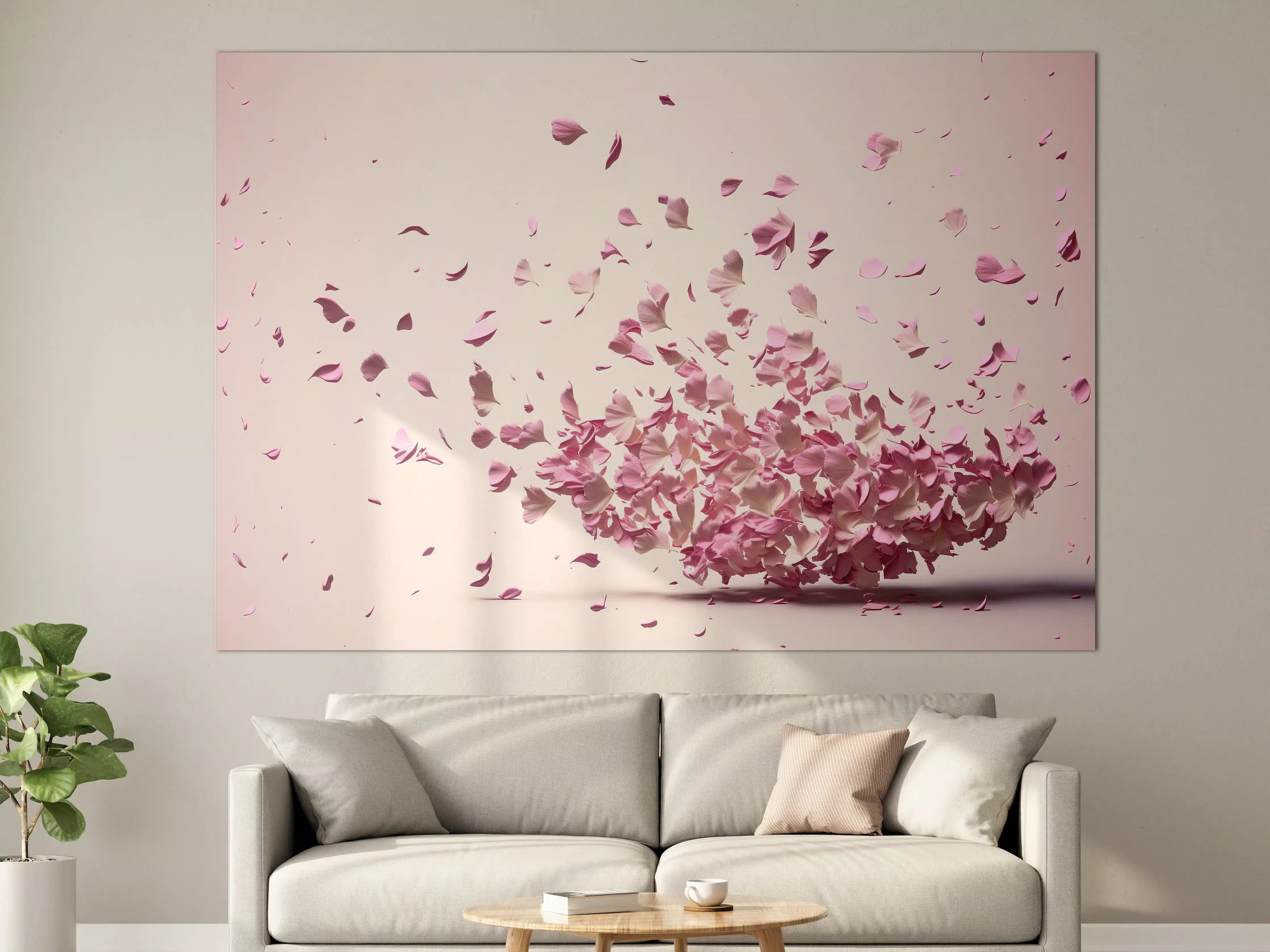 Große Wandbilder - Zarte Sakura-Blütenpracht Explosion