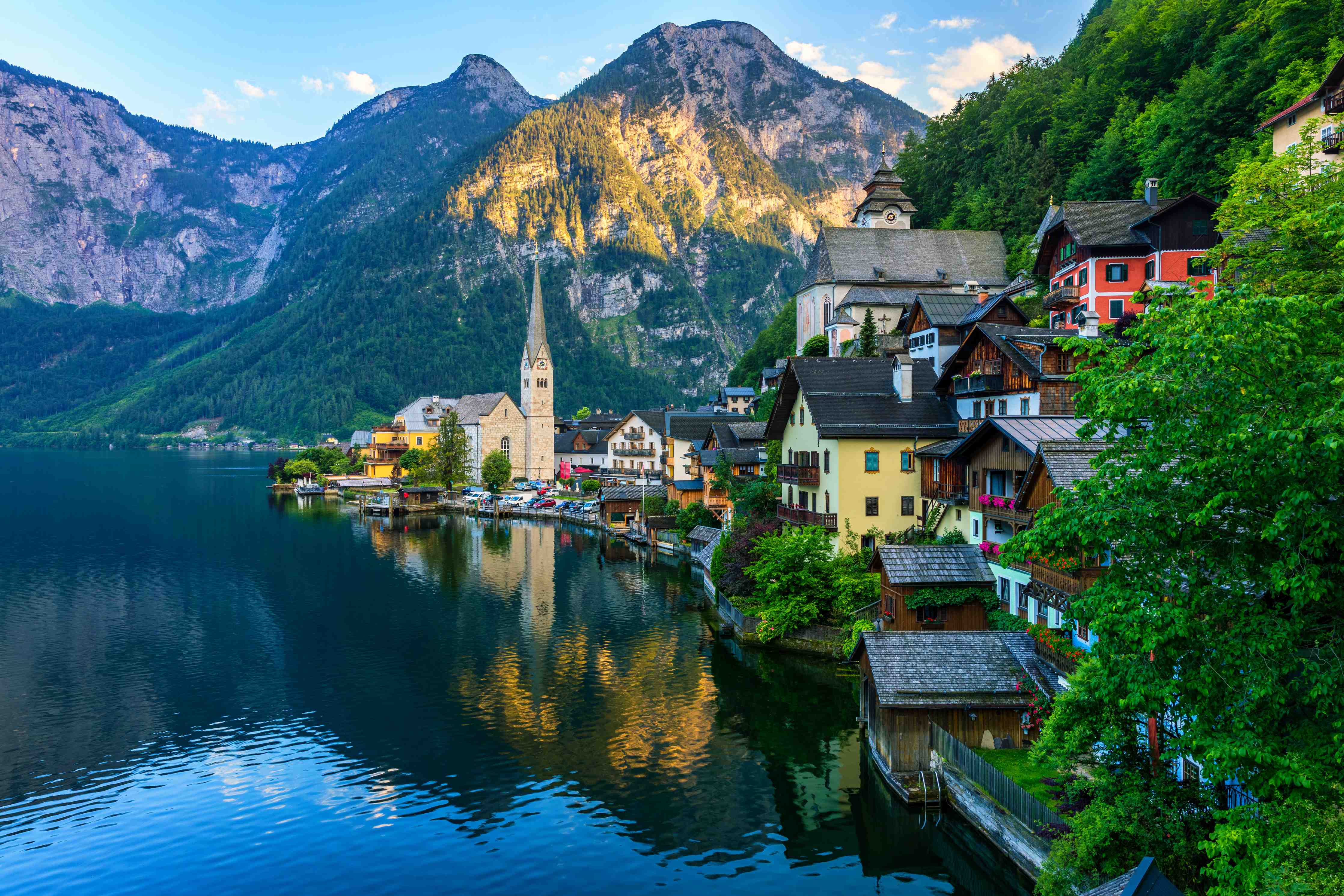 Große Wandbilder-Zauberhaftes Bergdorf Hallstatt